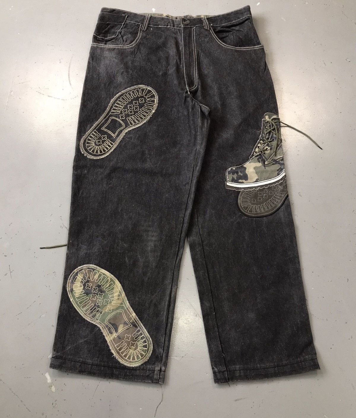 Enyce Vintage crazy y2k timberland boot patch denim Size US 40 / EU 56 - 1 Thumbnail