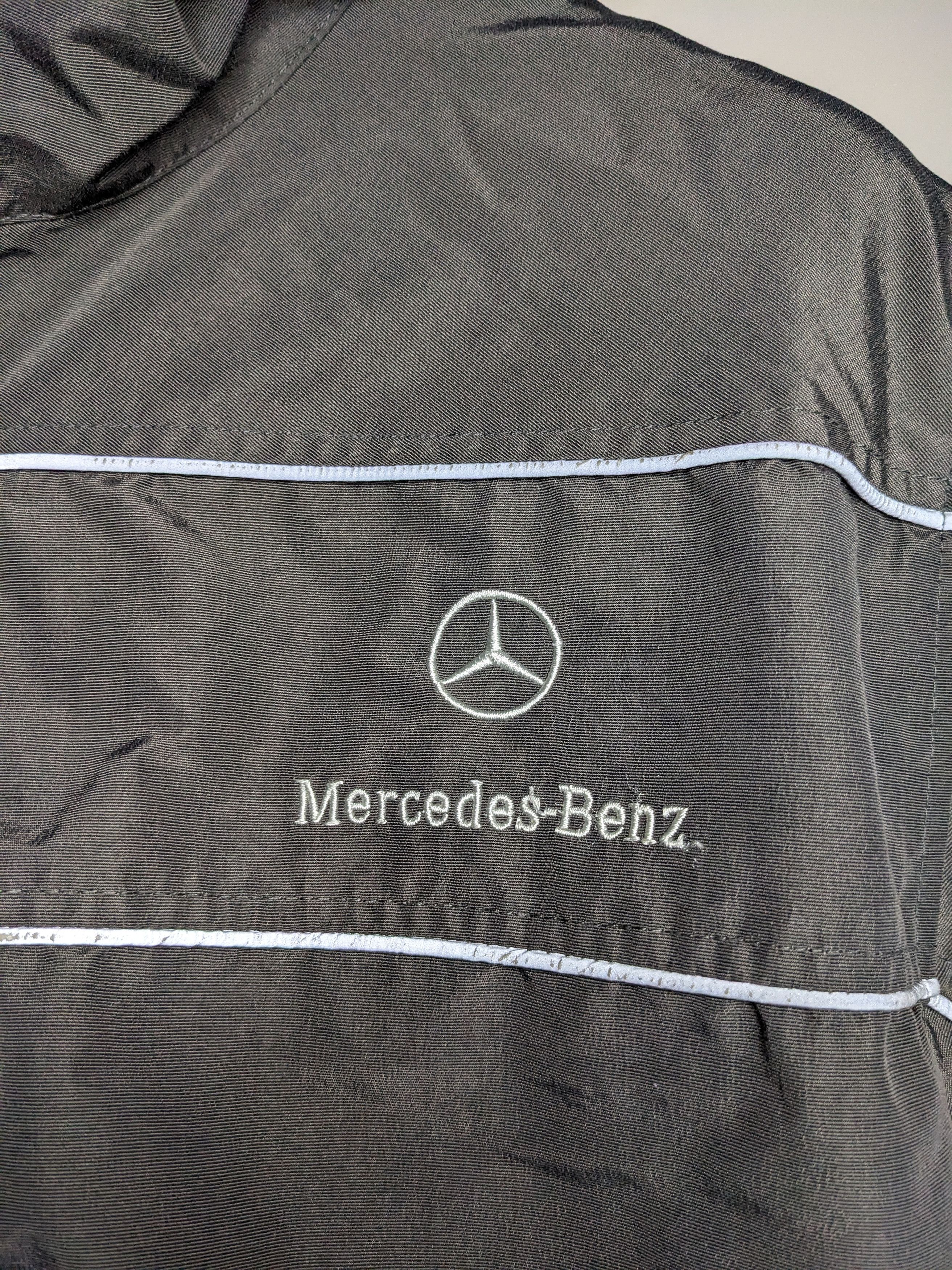 Mercedes-Benz Mercedes Benz Nylon Windbreaker Jacket Medium Coat Grey AMG Size US M / EU 48-50 / 2 - 3 Thumbnail