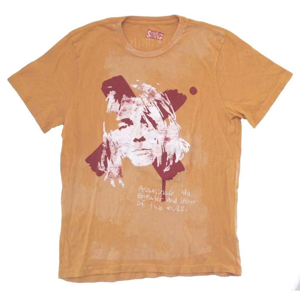 Designer T-shirt Kurt Cobain T-shirt - 2 Sided Shirt -Nirvana Size US L / EU 52-54 / 3 - 1 Thumbnail