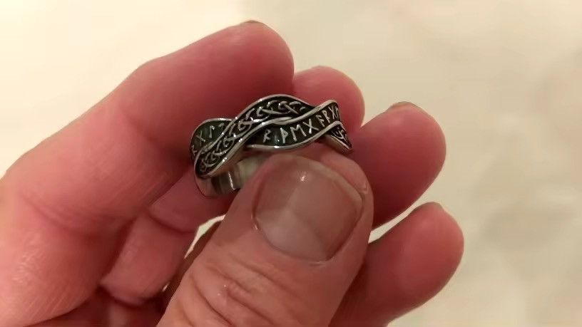 Other Nordic Celtic Runes Ring (size 7-13) Size ONE SIZE - 6 Thumbnail