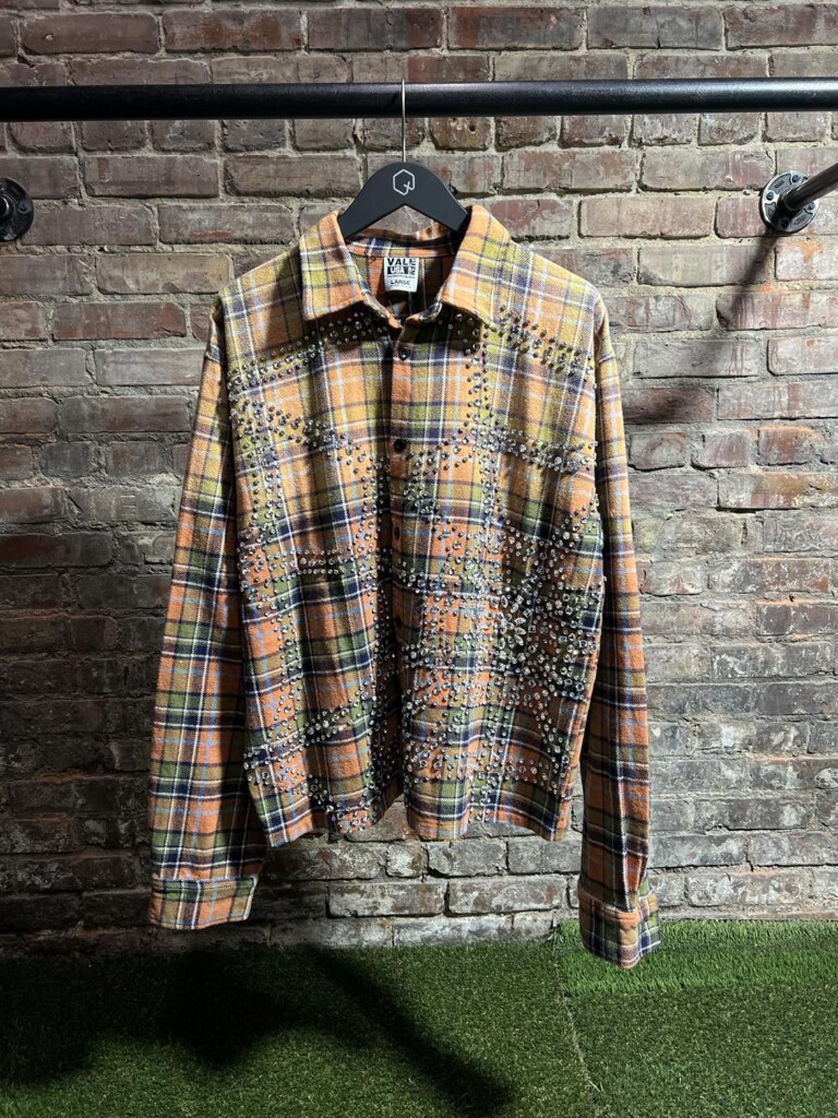 Vale Vale State Rhinestone Flannel Sz. L Size US L / EU 52-54 / 3 - 1 Thumbnail