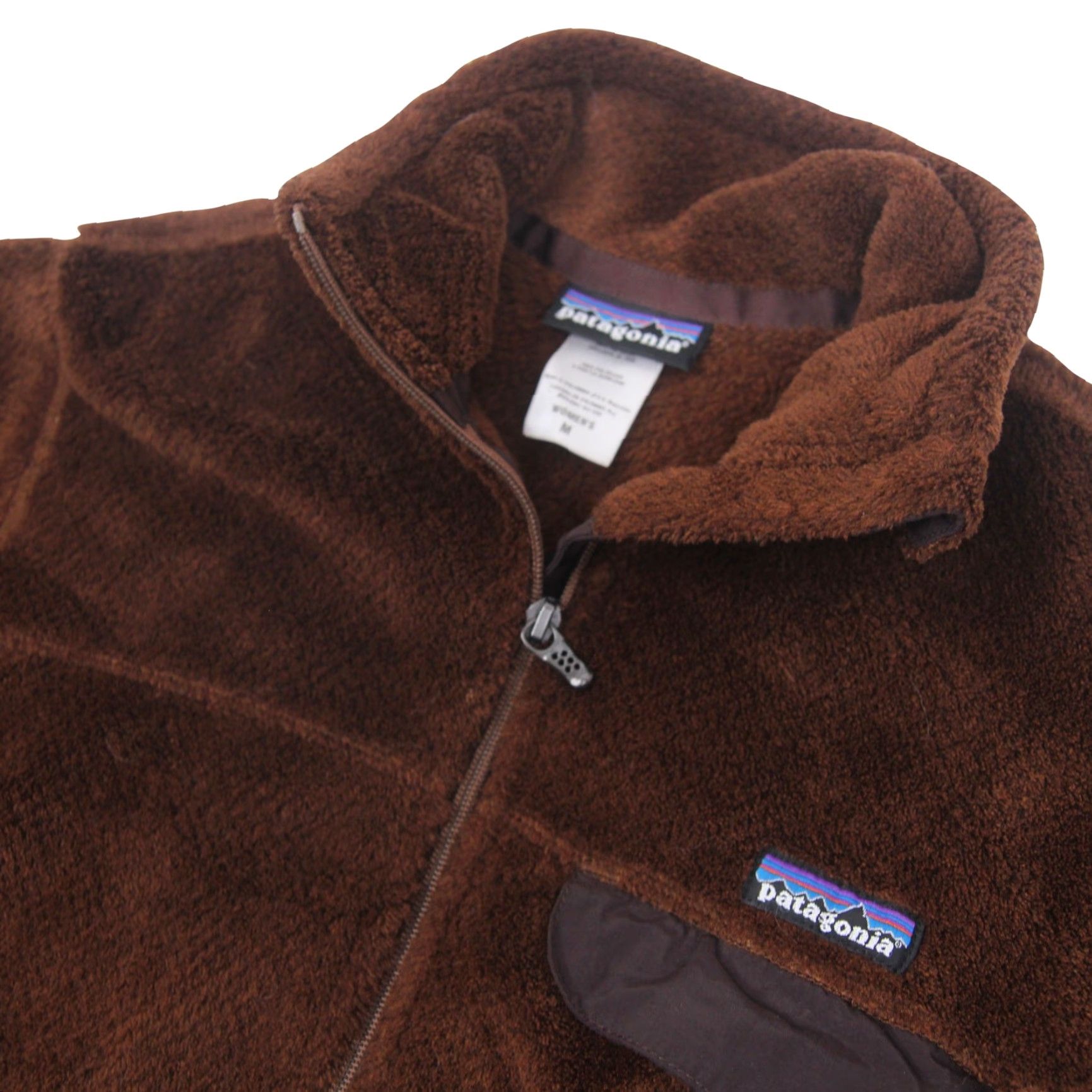 Patagonia Patagonia Womens Medium Brown Fuzzy Pile Fleece Jacket Size M / US 6-8 / IT 42-44 - 2 Thumbnail