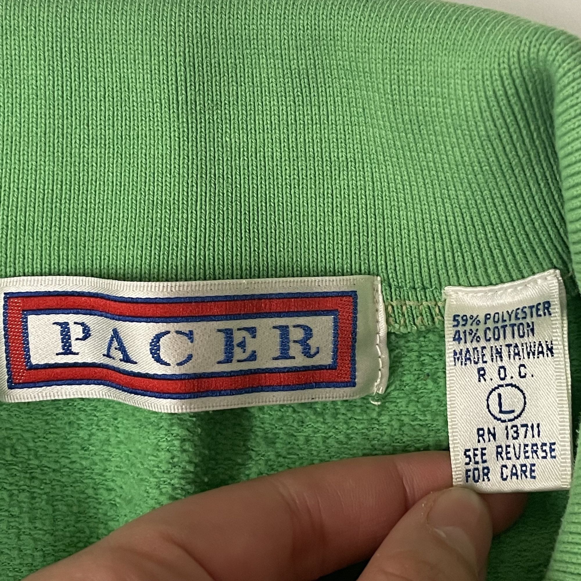 Other Vtg Pacer JUMPER BOLD BRIGHT HiP HoP Colorblock Shirt Size US L / EU 52-54 / 3 - 2 Thumbnail