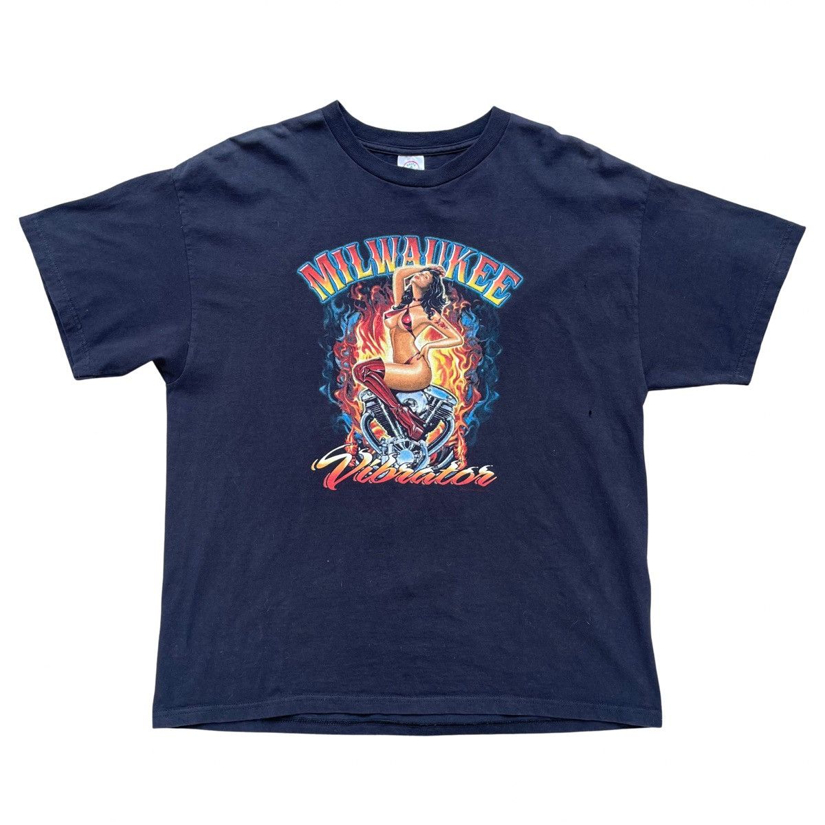 Harley Davidson Vintage Milwaukee Vibrator Motorcycle Shirt Size XL Size US XL / EU 56 / 4 - 1 Thumbnail