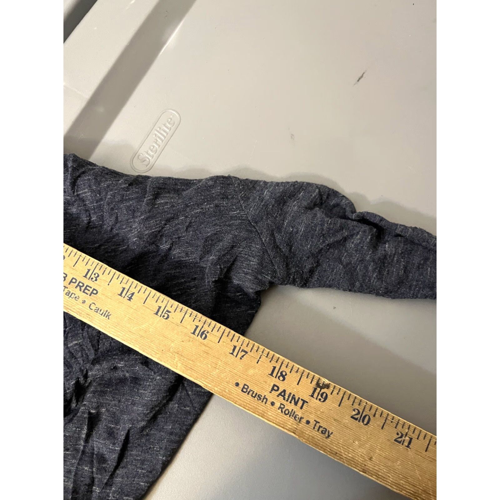 Athleta Athleta Womens XS Twist Front Plunge Hooded Pullover Top Heathered Blue Size XXS / US 00 / IT 34 - 6 Thumbnail