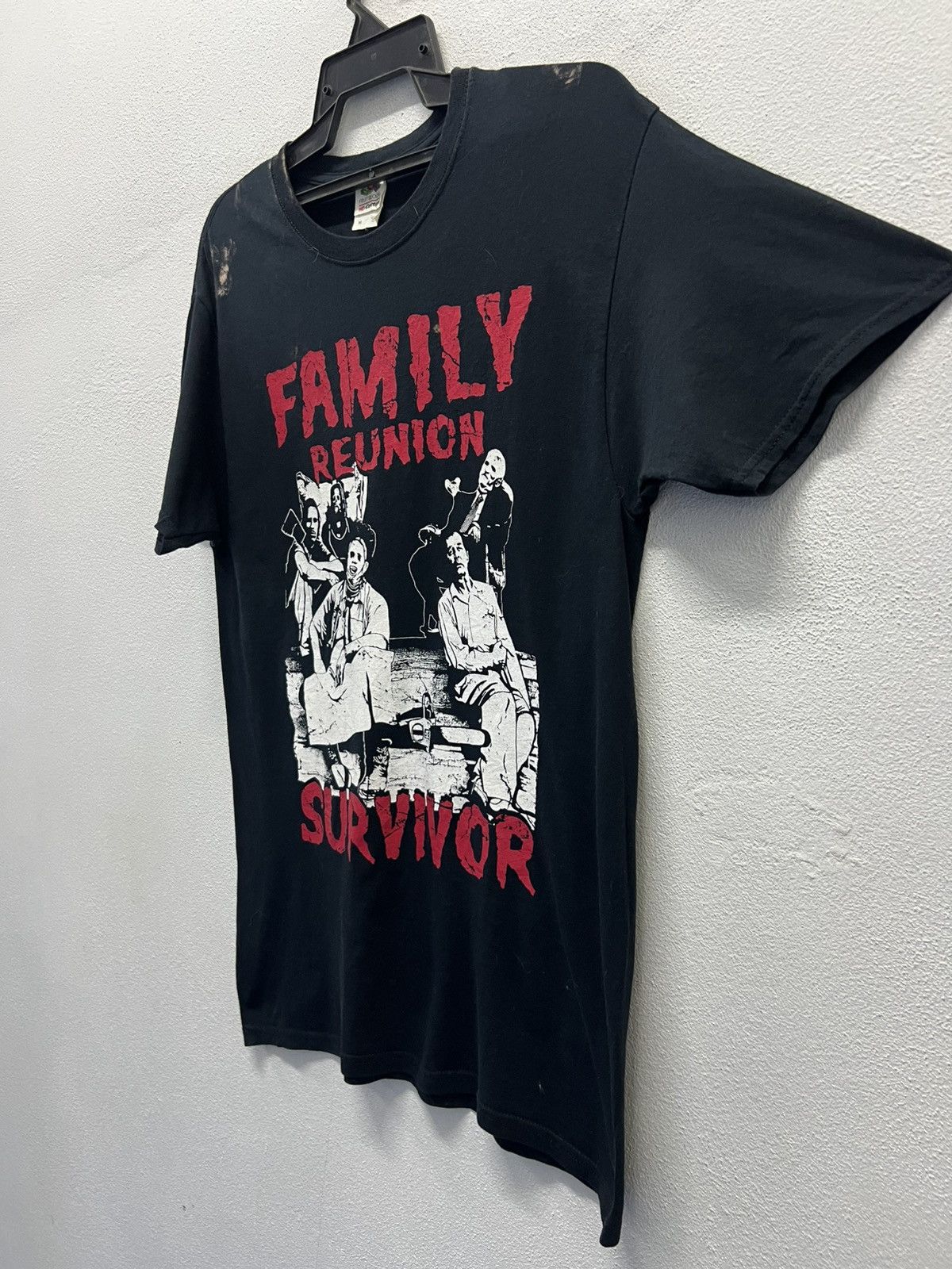 Fruit Of The Loom × Vintage FRUIT OF THELOOM TEXAS CHAINSAW FAMILY REUNIONSURVIVOR SHIRT Size US M / EU 48-50 / 2 - 4 Thumbnail