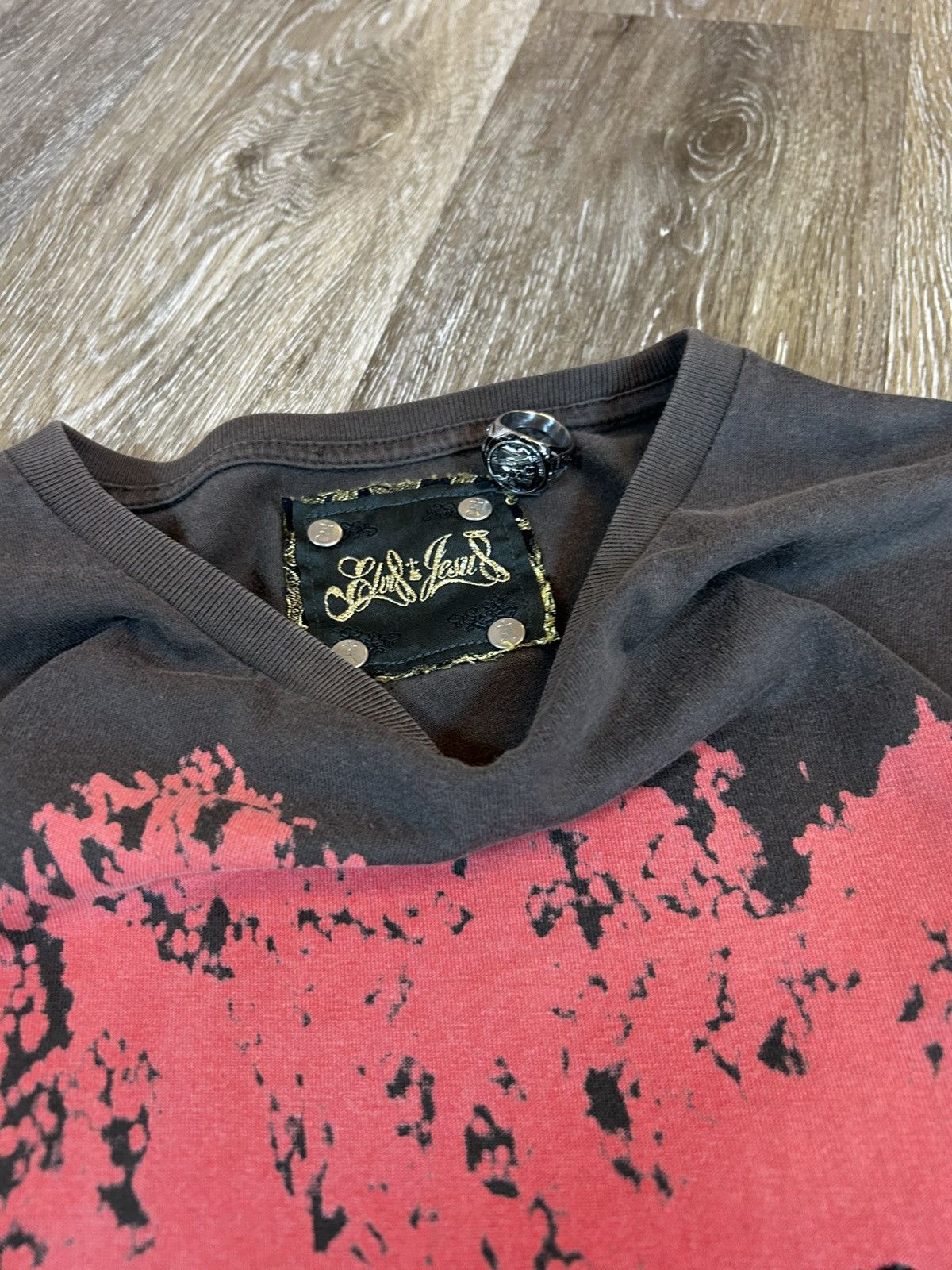 Designer × Vintage Super sick Elvis Jesus designer tee Size US L / EU 52-54 / 3 - 6 Thumbnail