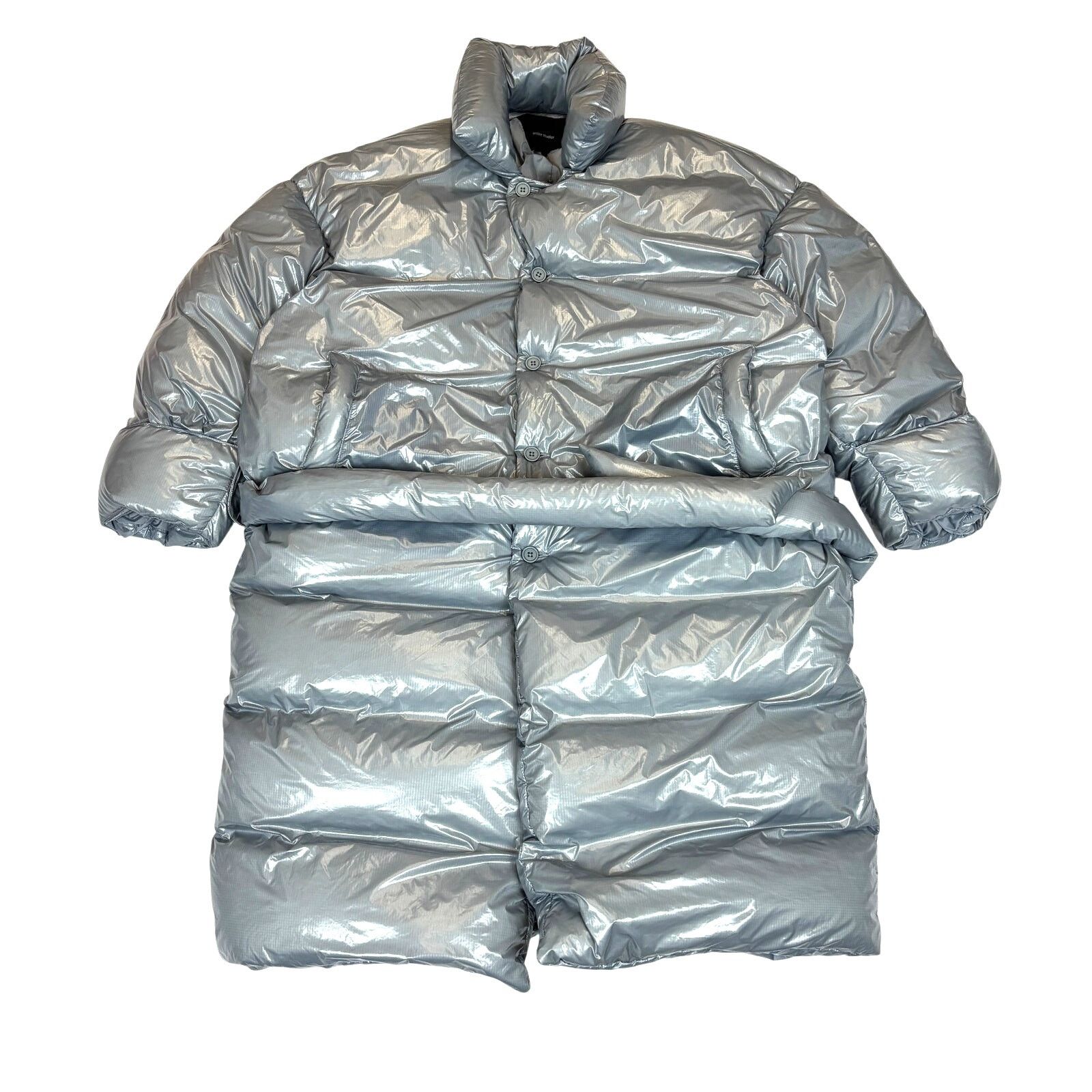 Entire Studios Entire Studios Blue RBI Down Coat Women's M Metallic Puffer Size M / US 6-8 / IT 42-44 - 1 Thumbnail