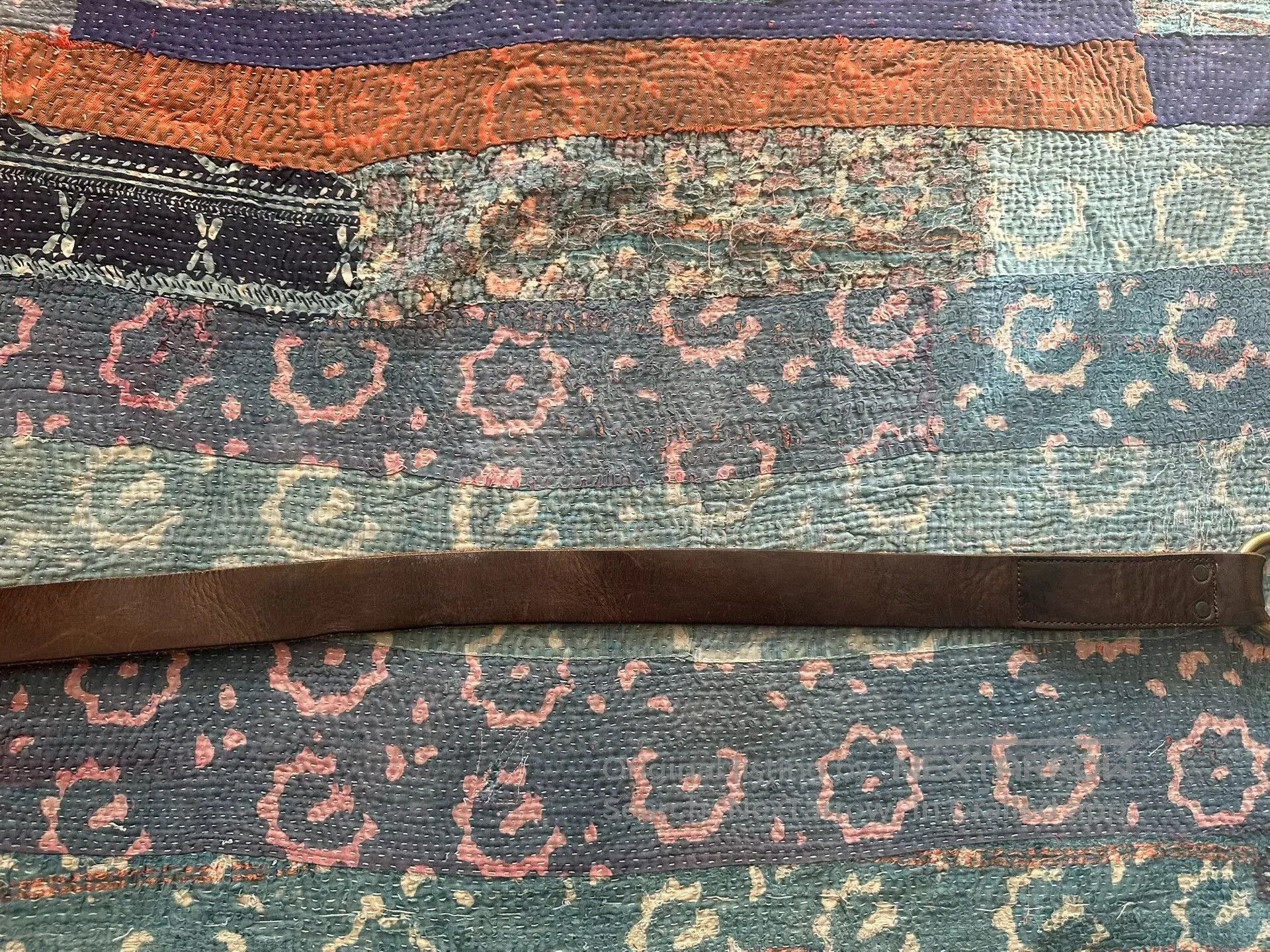 RRL Ralph Lauren RRL Double Ring Leather Belt. Size ONE SIZE - 5 Thumbnail