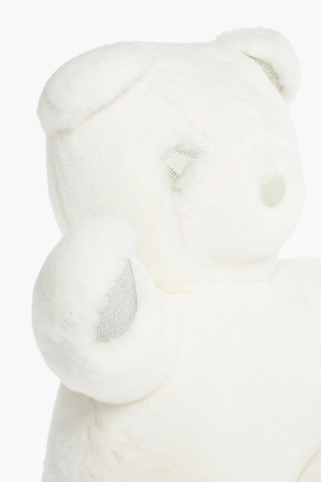 Philipp Plein og1mm0824 Size: OS / Real Fur Teddy Bear in White Size ONE SIZE - 3 Thumbnail
