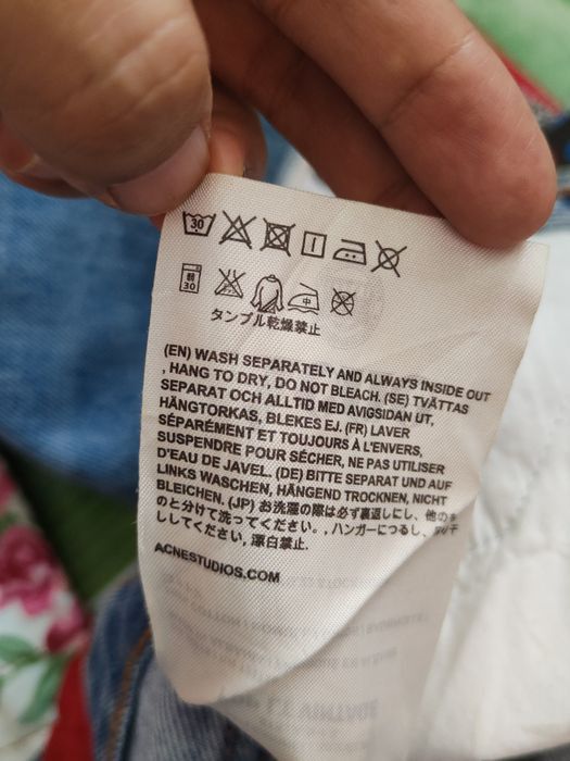Acne Studios Acne Studios reworked reconstruct patchwork custom #5156DLL Size US 29 - 12 Thumbnail