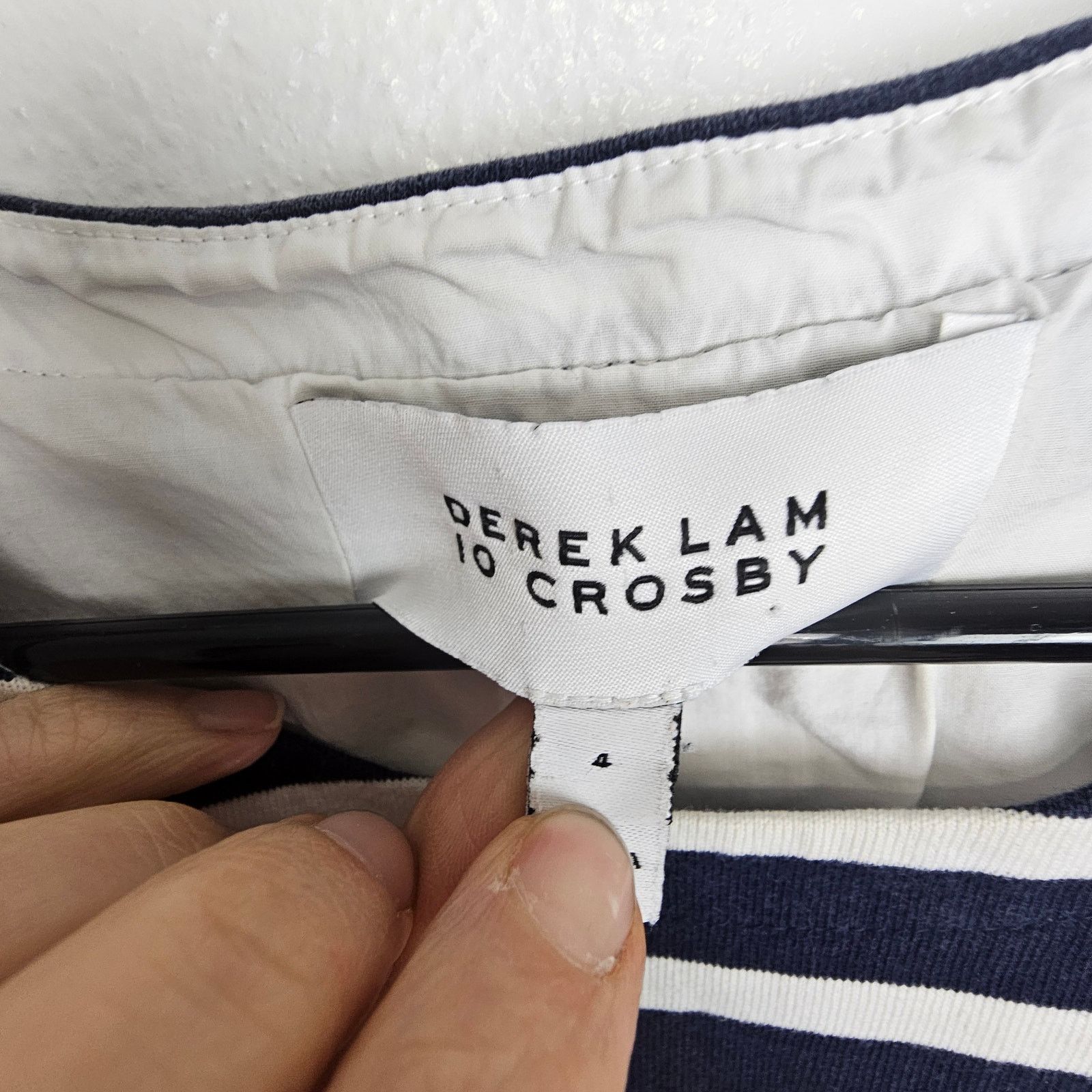 Derek Lam 10 Crosby Derek Lam 10 Crosby Striped Top 4 Nautical Designer Resort Size S / US 4 / IT 40 - 6 Thumbnail