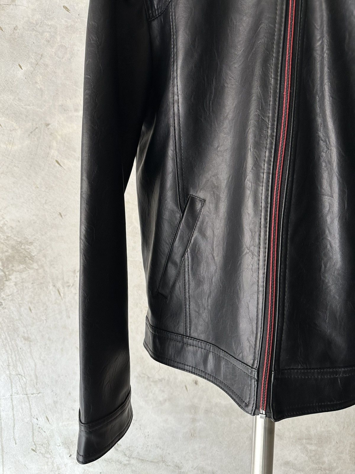 Ferrari Vintage Y2K Ferrari x Emporio leather jacket Size US XL / EU 56 / 4 - 4 Thumbnail