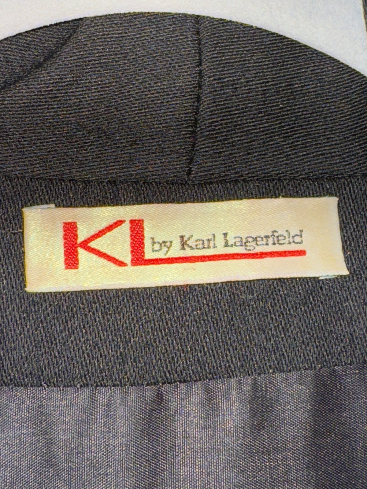 Karl Lagerfeld Karl by Karl Lagerfeld black dress vintage 90s 80s vintage Size M / US 6-8 / IT 42-44 - 4 Thumbnail
