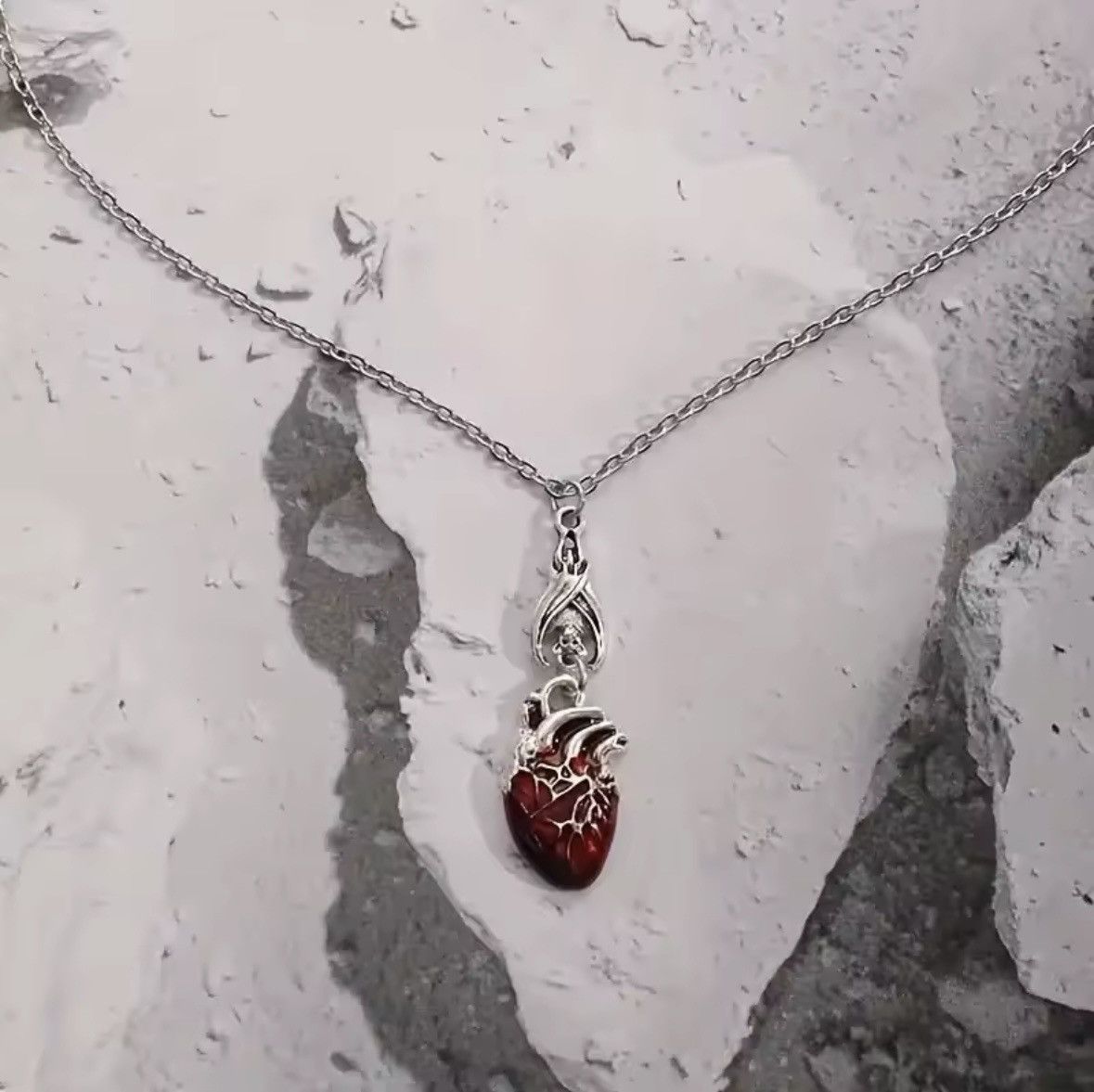 Other Anatomy heart Halloween necklace chain Size ONE SIZE - 3 Thumbnail
