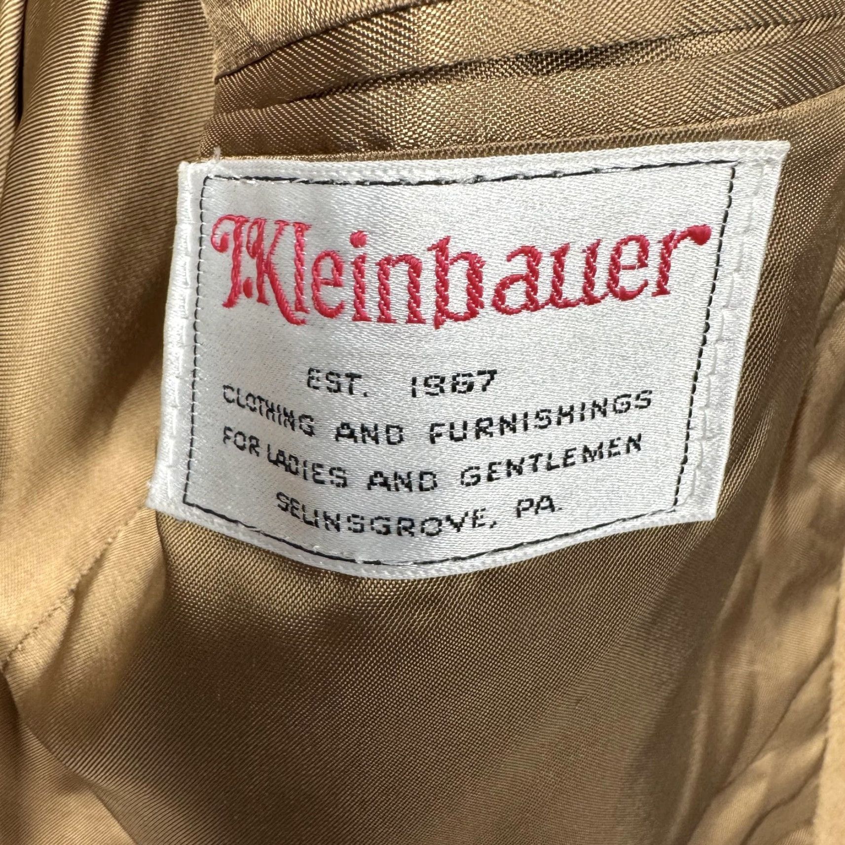 Doublet VINTAGE Kleinbauer Camelhair Coat Womens 8 Tan Double Breasted USA Classic Coat Size M / US 6-8 / IT 42-44 - 6 Thumbnail