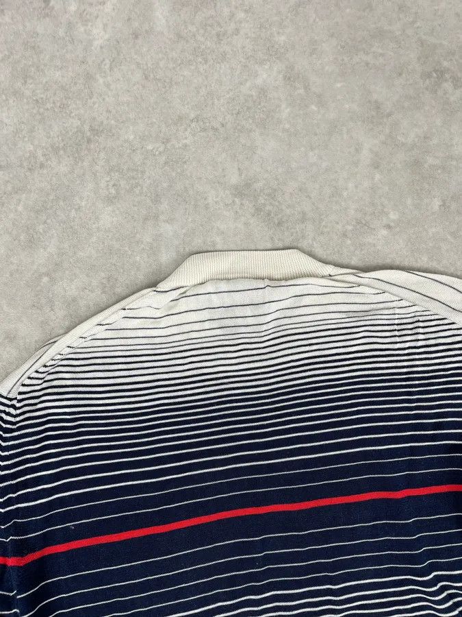 Dolce & Gabbana 2000s Dolce & Gabbana Navy & White Gradient Striped Sweater Size US S / EU 44-46 / 1 - 7 Thumbnail
