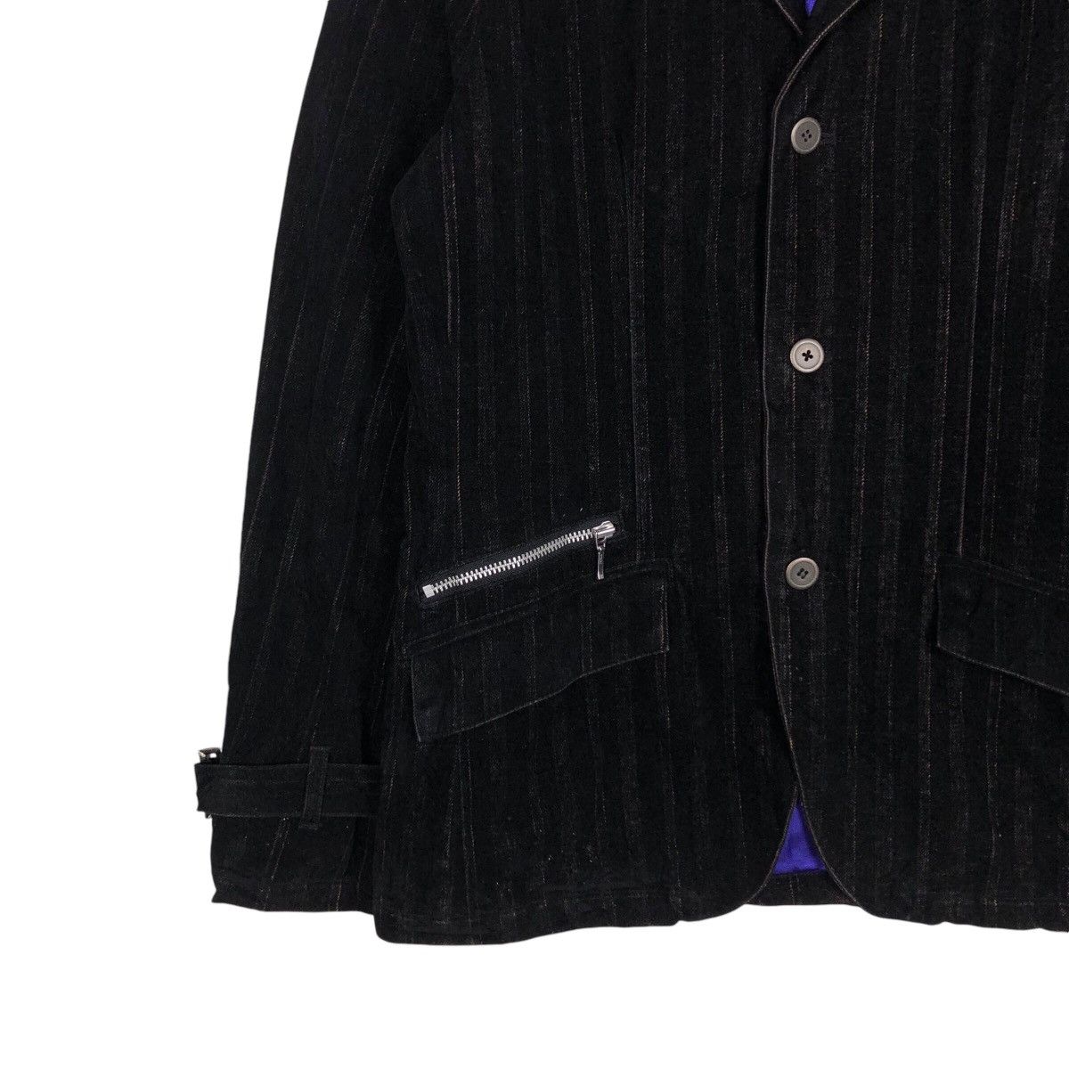 Japanese Brand × Vintage 📌Hickory Chore Jacket Pazzo Denim Issey Miyake Size US L / EU 52-54 / 3 - 5 Thumbnail