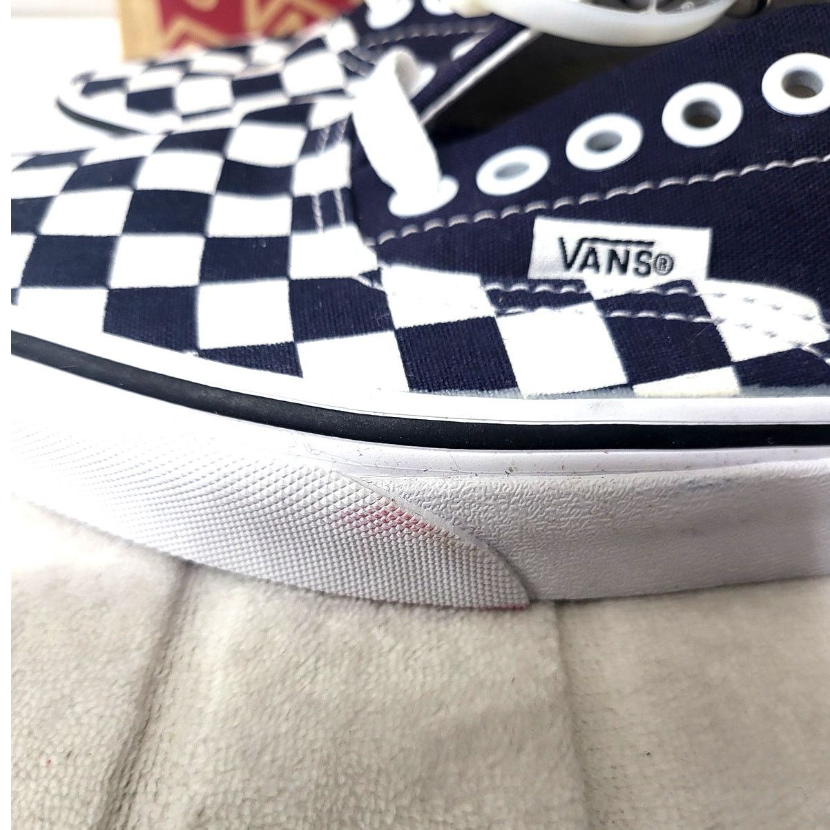Vans Vans Era Navy Checkerboard Unisex Canvas Low Top W 8, M 6.5 Size US 8 / IT 38 - 9 Thumbnail