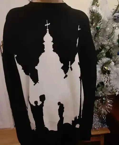 Japanese Brand Sweater Retro gothic Size US L / EU 52-54 / 3 - 4 Thumbnail