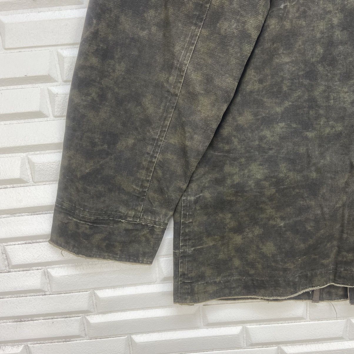 Woolrich Woolen Mills Vtg Woolrich Camouflage Distressed Double Breasted Jacket Size US M / EU 48-50 / 2 - 14 Thumbnail