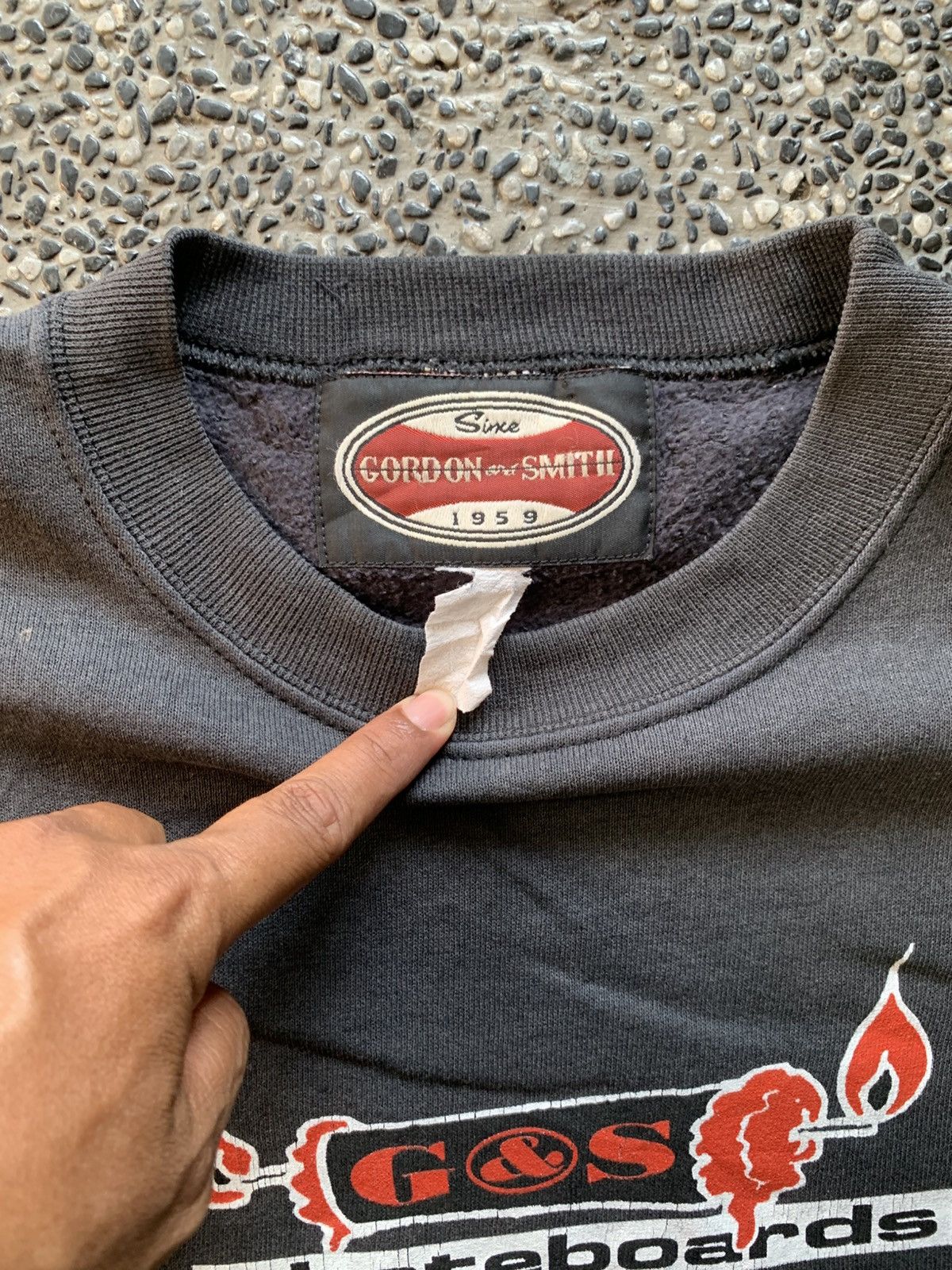 Vintage Vintage 90s G&S Gordon And Smith Skateboards Sweatshirt Size US L / EU 52-54 / 3 - 7 Thumbnail