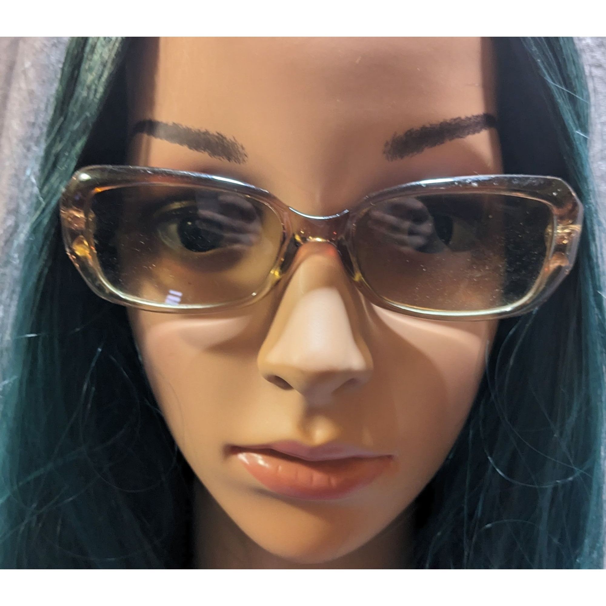 Donald Pliner Vintage Donald J Pilner Translucent Sunglasses Size ONE SIZE - 6 Thumbnail