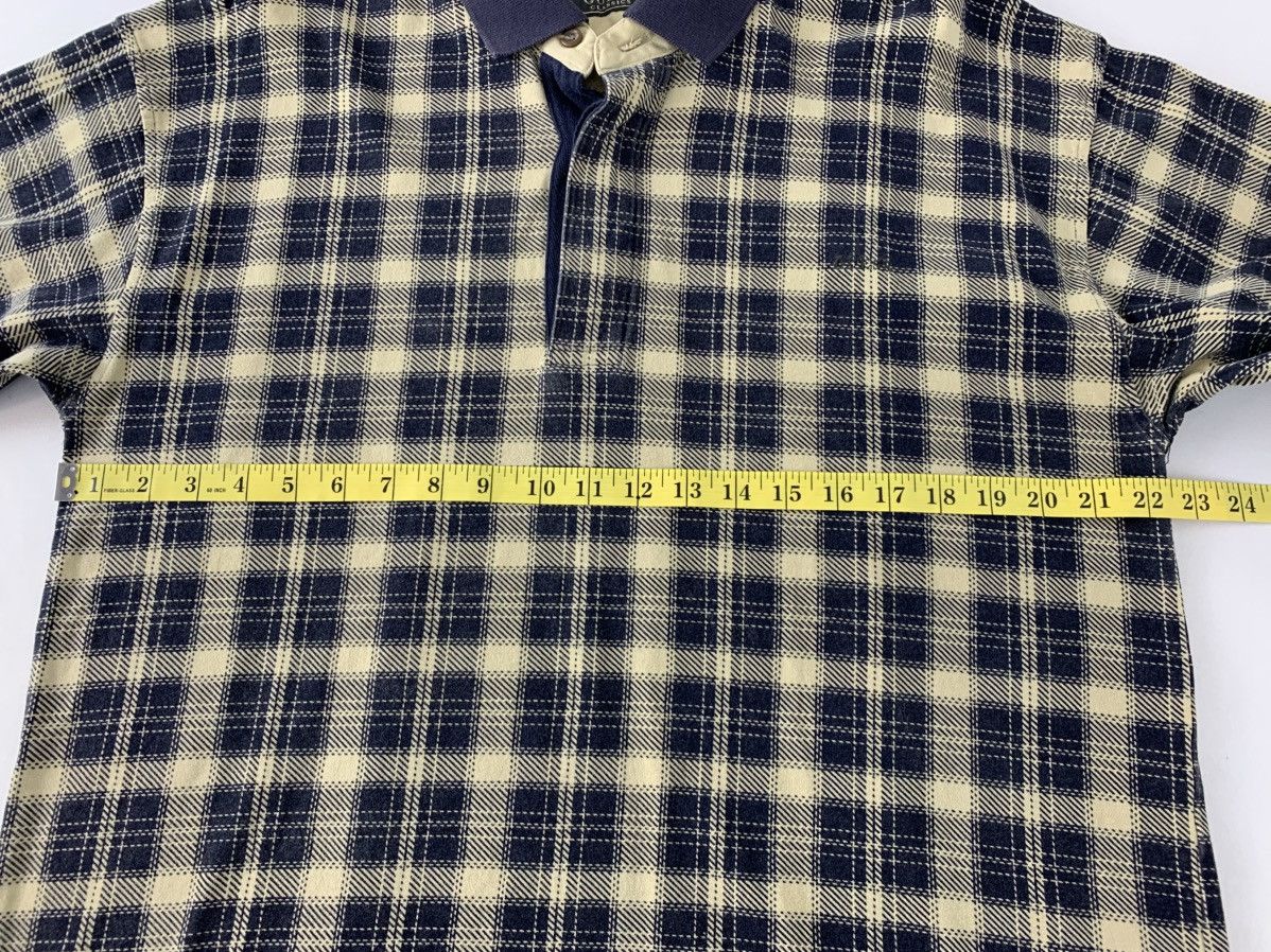 Guess 90s Guess Classic Plaid Checked Longsleeve Polo Tee Tshirt Size US XL / EU 56 / 4 - 9 Thumbnail