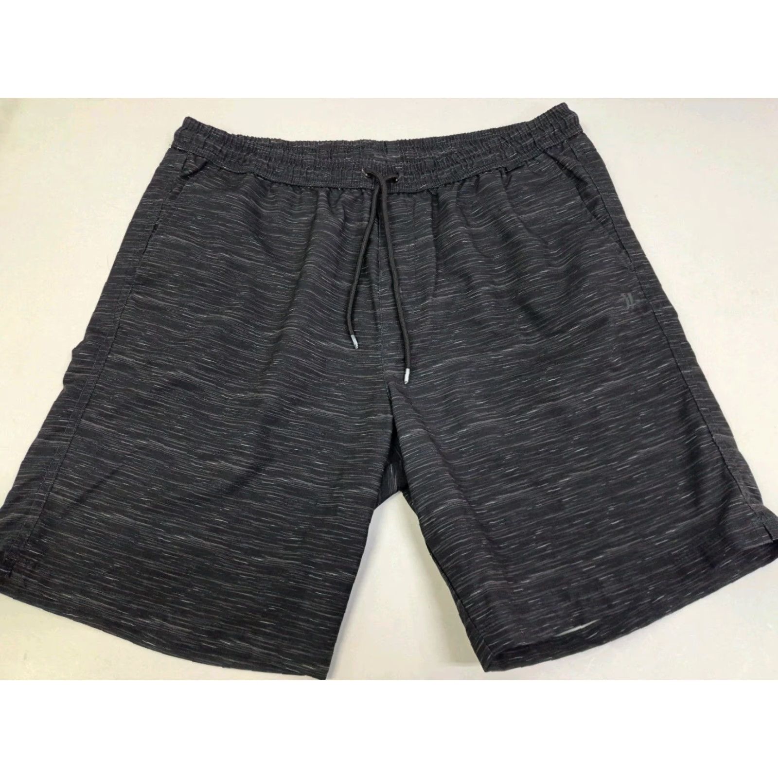 Hurley Hurley Mens Swim Shorts Black White Marks Pockets Drawstring XL Bottom Swim Shorts Mens Size US 36 / EU 52 - 2 Thumbnail