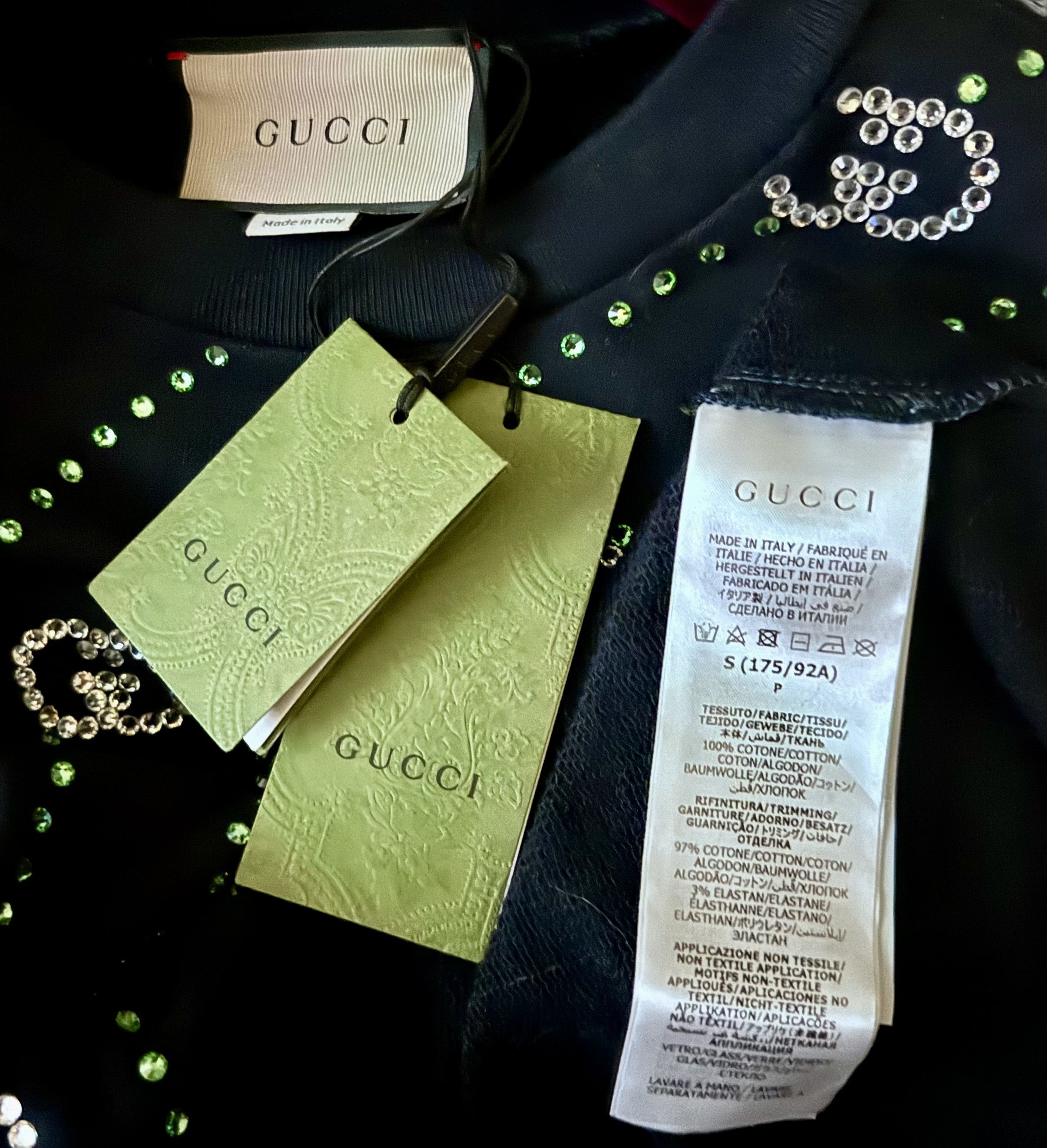 Gucci Gucci Jeweled GG Crystal Navy Sweatshirt & Shorts Set Size US S / EU 44-46 / 1 - 6 Thumbnail