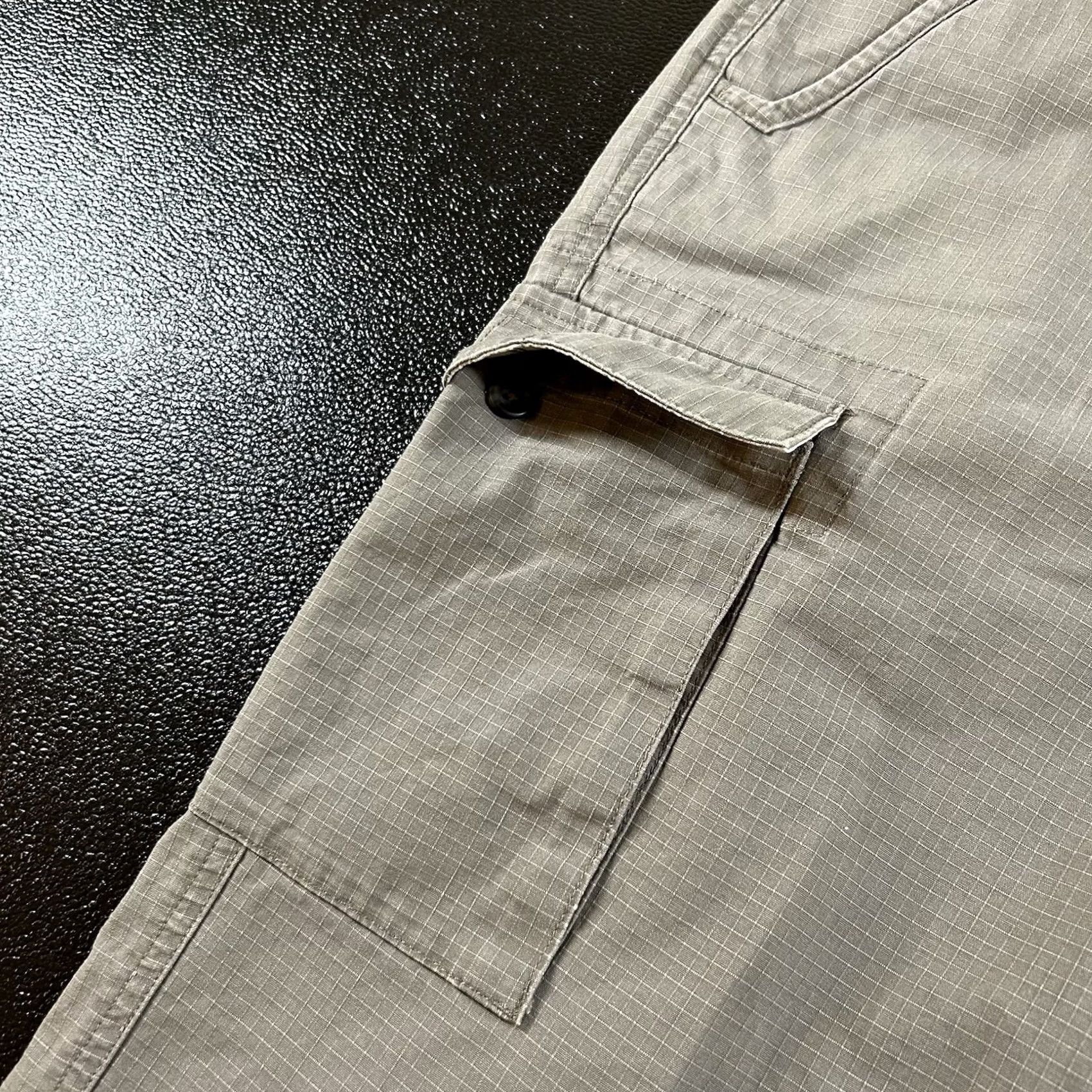 Vintage Cabela's Cargo Pants Mens 36x30 Gray Ripstop Cotton Outdoor Pants Cargo Pocket Casual Workwear Size US 36 / EU 52 - 5 Thumbnail