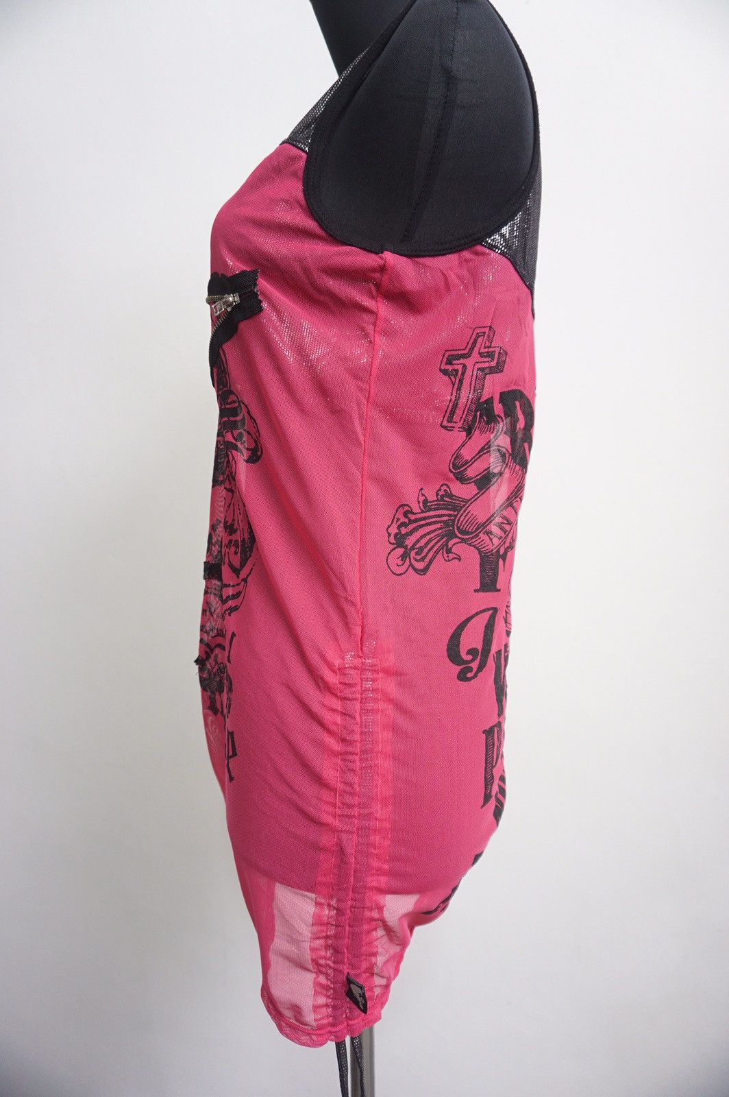 If Six Was Nine Y2K punk mesh tanktop Size S / US 4 / IT 40 - 6 Thumbnail
