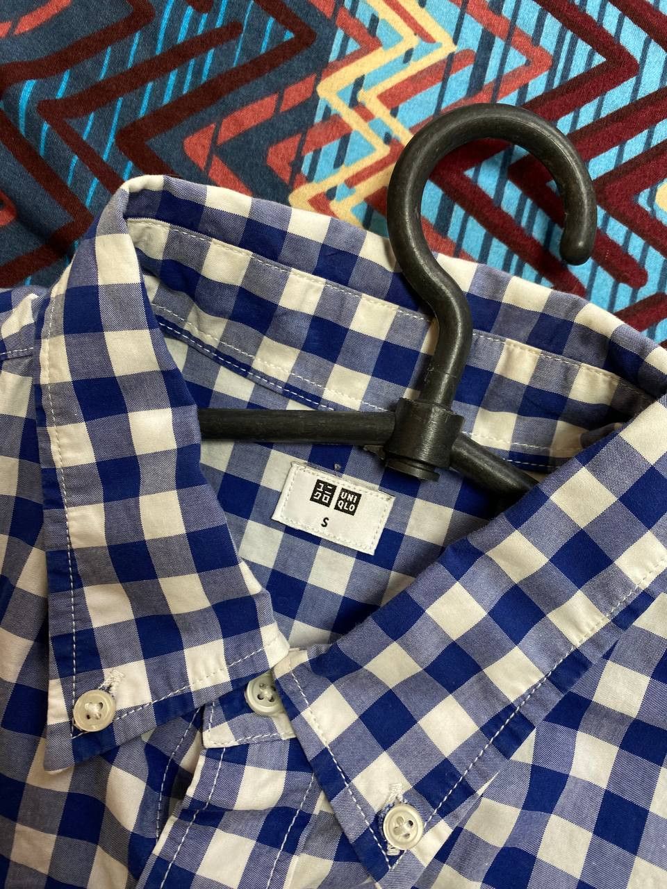 Uniqlo Vintage Y2K shirt print Uniqlo streetwear Size US S / EU 44-46 / 1 - 2 Thumbnail