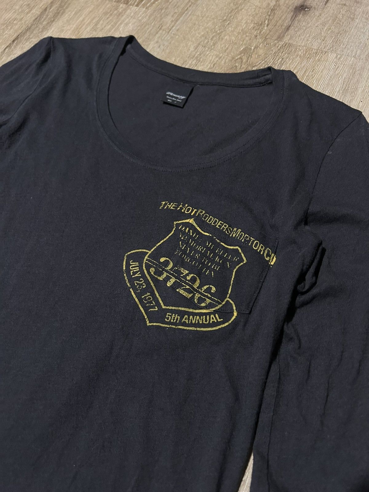 MOUSSY Vintage Japanese Brand Moussy Hot Rodders Longsleeve Shirt Size US XS / EU 42 / 0 - 2 Thumbnail