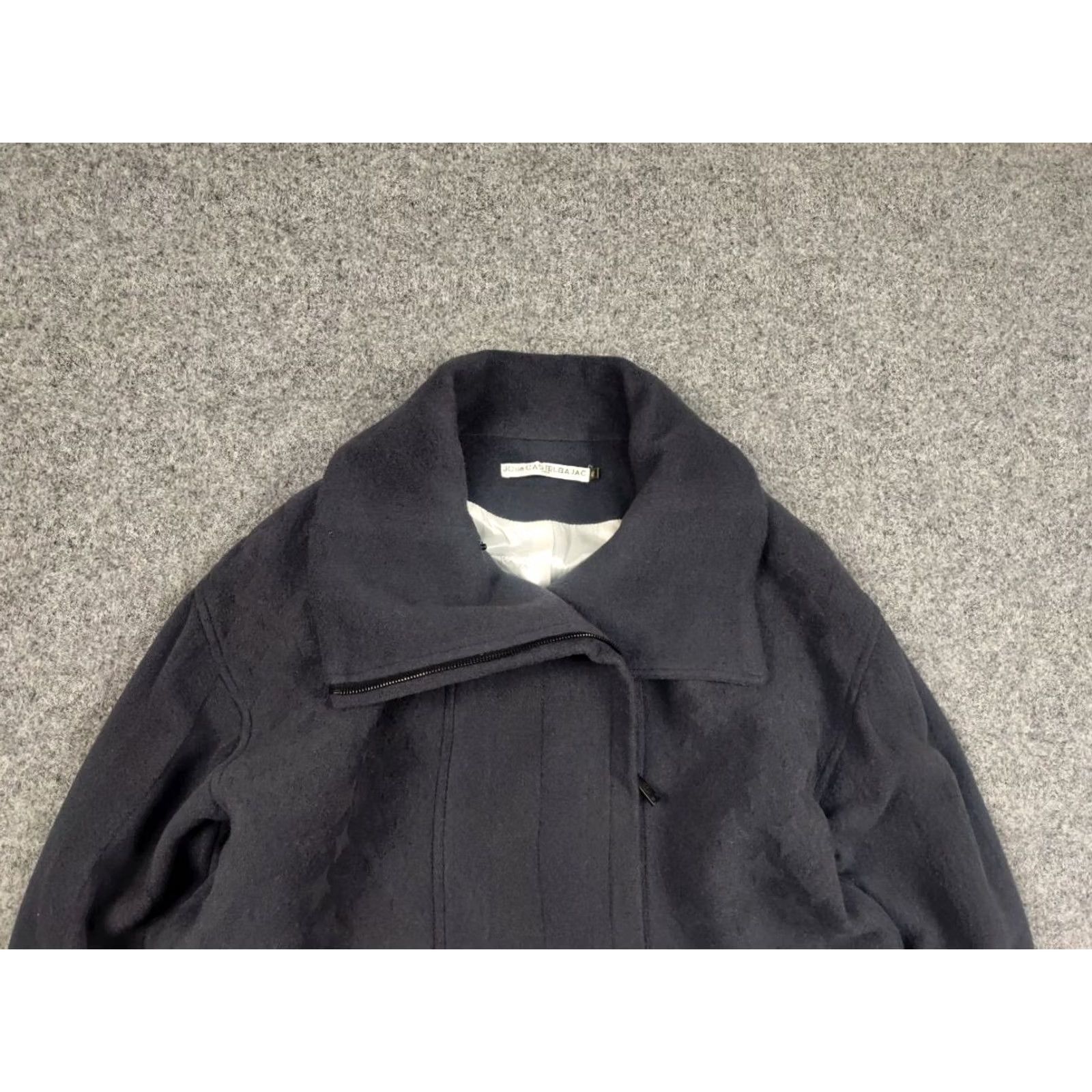 Vintage JC de Castelbajac Paris Design Dark Gray Wool Zip Women's Jacket Jacket Womens Regular 42 Gray Wool Zip Paris Design Castelbajac Vintage No Size M / US 6-8 / IT 42-44 - 4 Thumbnail