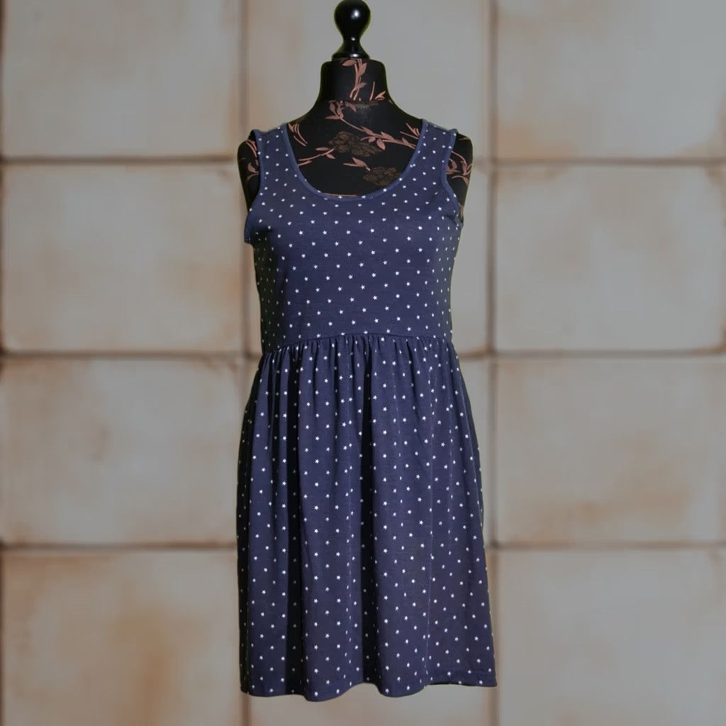Vintage Denim & Supply Ralph Lauren Women's Sleeveless Light Summer Dress XS Blue A-Line Casual Party/Cocktail Dress Size XS / US 0-2 / IT 36-38 - 1 Thumbnail