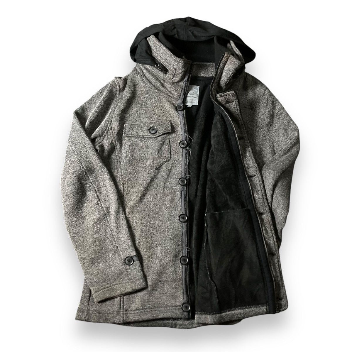 Le Grande Bleu (L.G.B.) 🇯🇵 LOUIS CHAVLON BUTTON UP ZIPPER JACKET Size US L / EU 52-54 / 3 - 4 Thumbnail