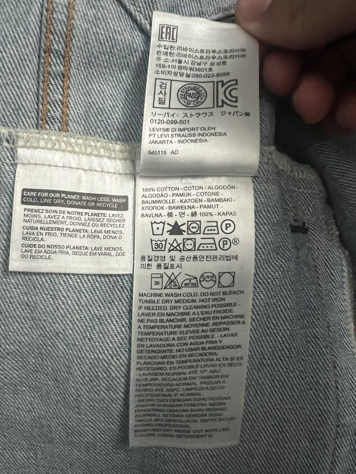 Levi's Levi Strauss & Co. Vintage Denim Jacket Size US M / EU 48-50 / 2 - 7 Thumbnail