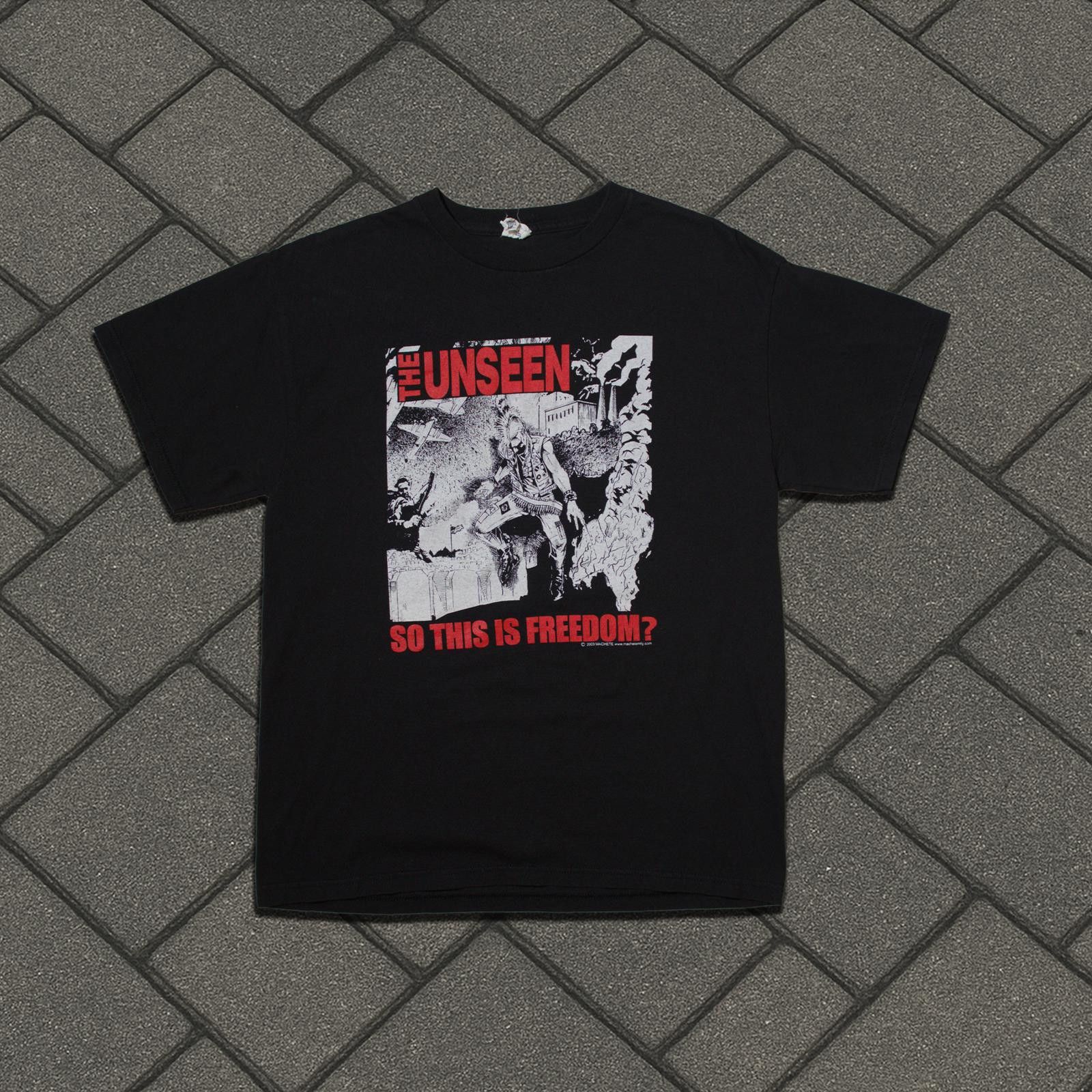 Vintage 2003 The Unseen So This Is Freedom Tee Size US M / EU 48-50 / 2 - 1 Thumbnail