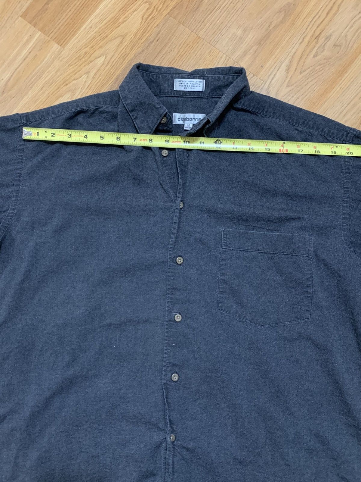 Liz Claiborne Sz16(L)- Claiborne Long Sleeve Button Up Button Down Collar Size US L / EU 52-54 / 3 - 4 Thumbnail