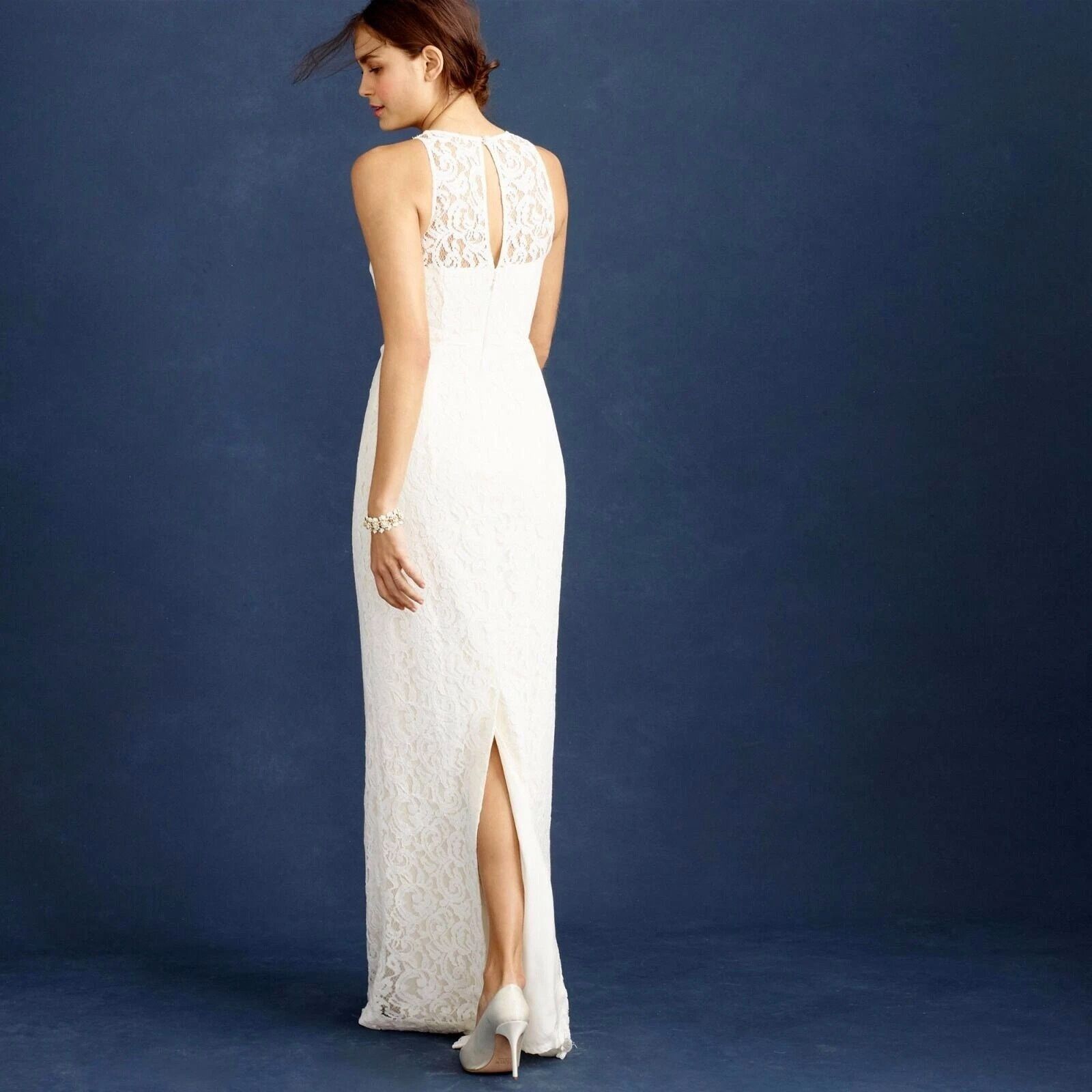 J.Crew J.Crew Pamela Ivory Lace Bridal Wedding Gown Dress SZ 20 Size 3XL / US 20-22 - 3 Thumbnail