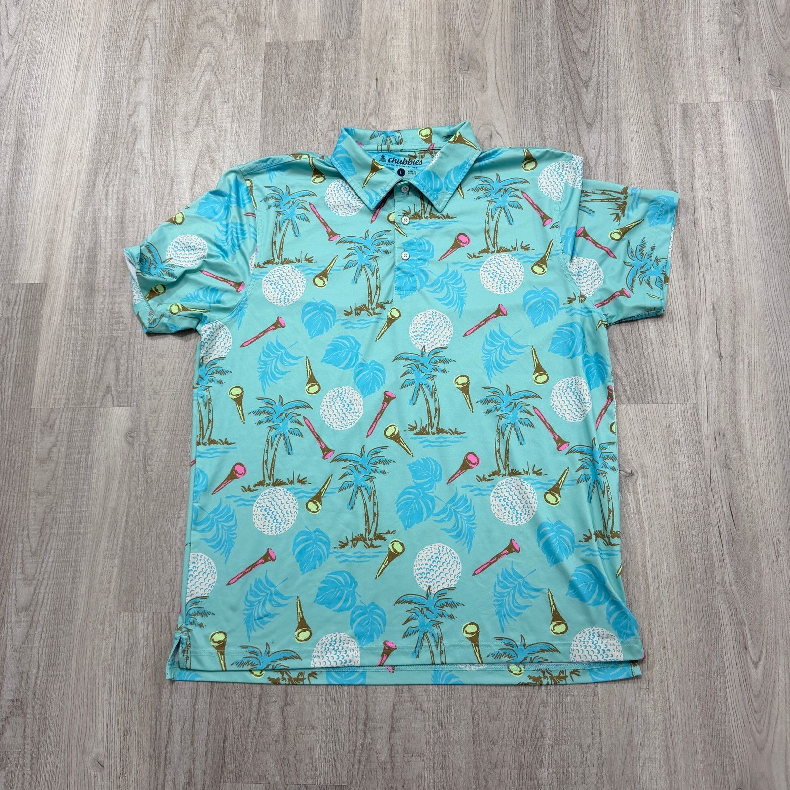 Chubbies Chubbies The Bogey Monster Performance Polo Shirt Large Size US L / EU 52-54 / 3 - 1 Thumbnail
