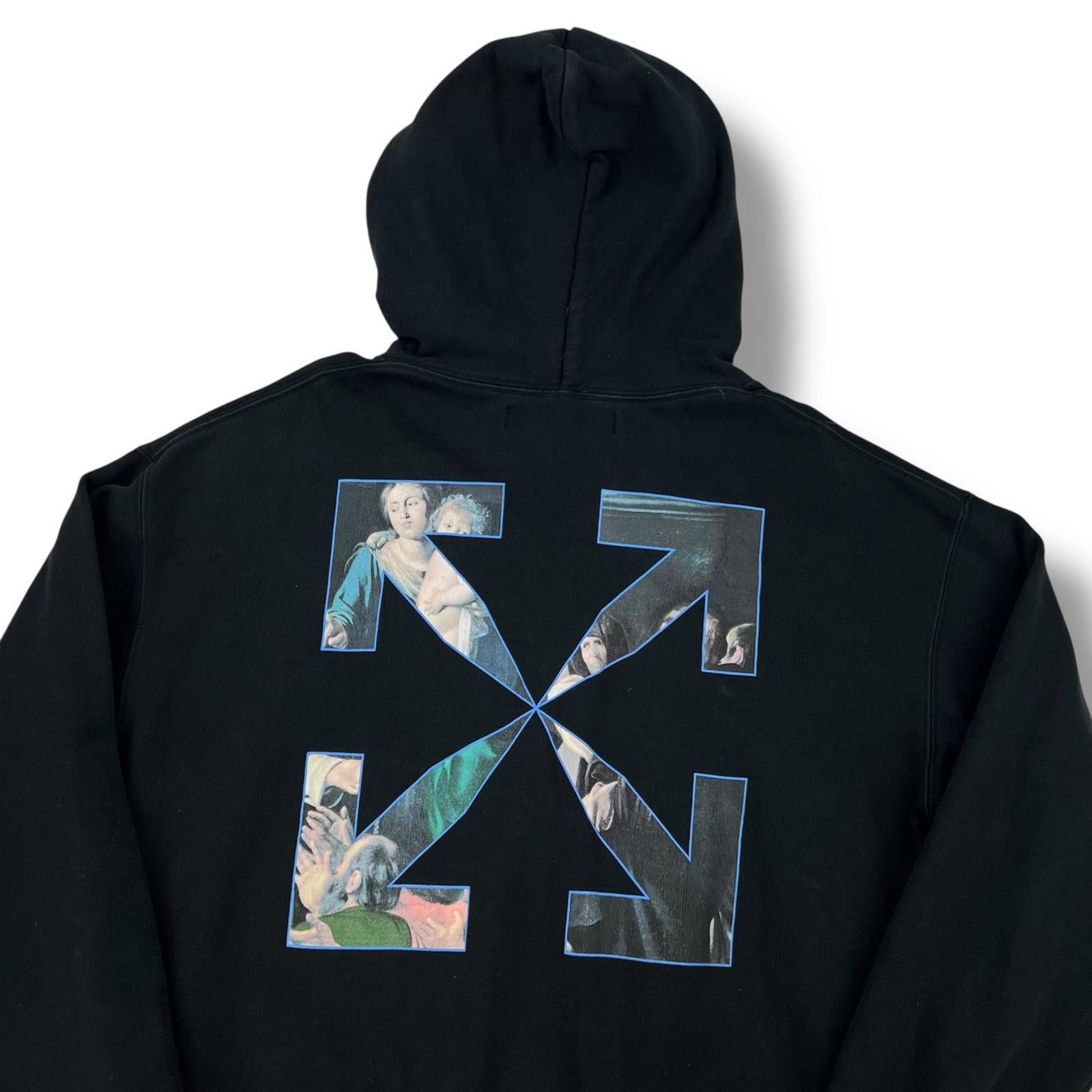 Off-White Off-White Caravaggio Painting Black Hoodie Size US XL / EU 56 / 4 - 3 Thumbnail