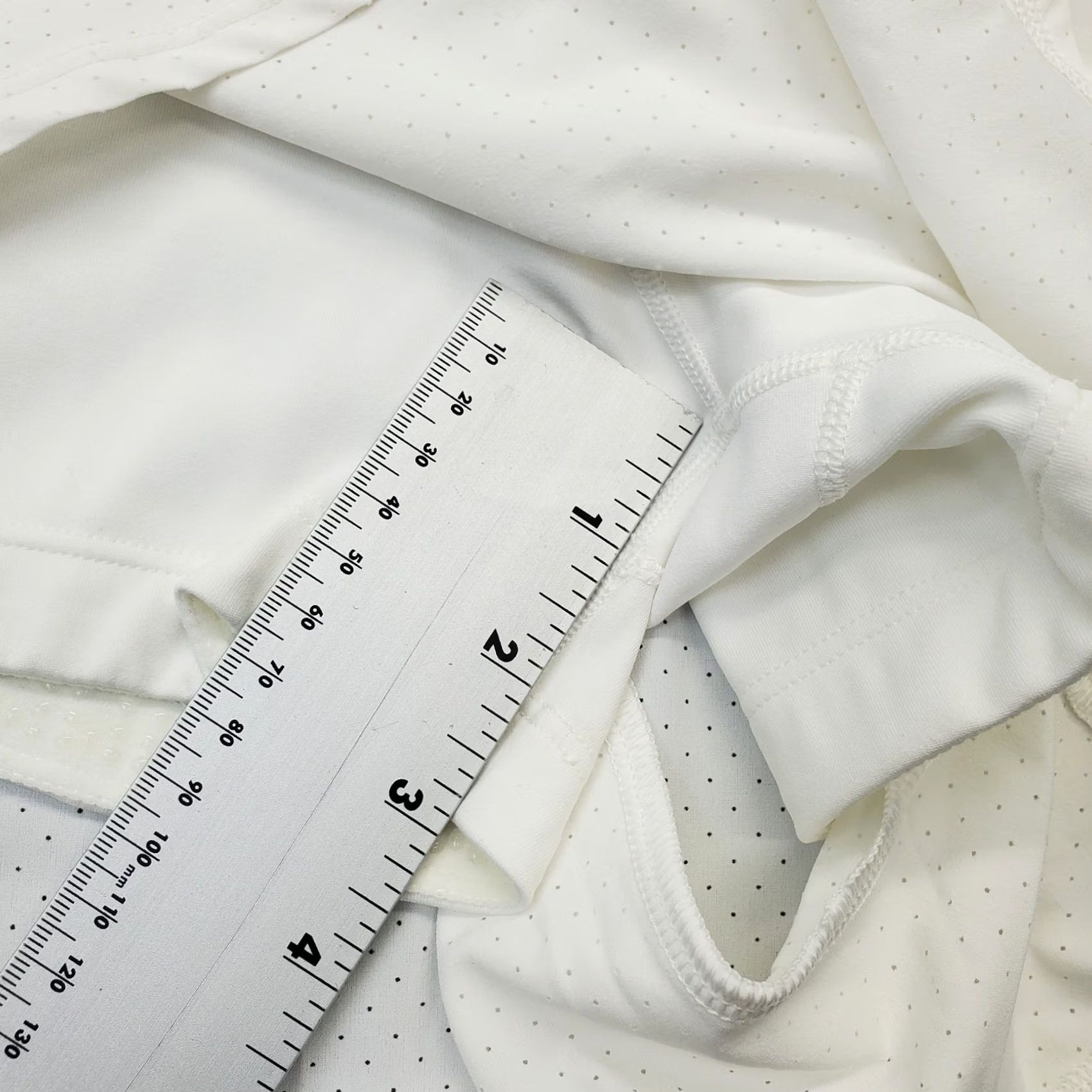 Vintage CALIA Womens XXL White Knit Waistband Shorts Relaxed High-Rise Size 40" / US 18 - 5 Thumbnail