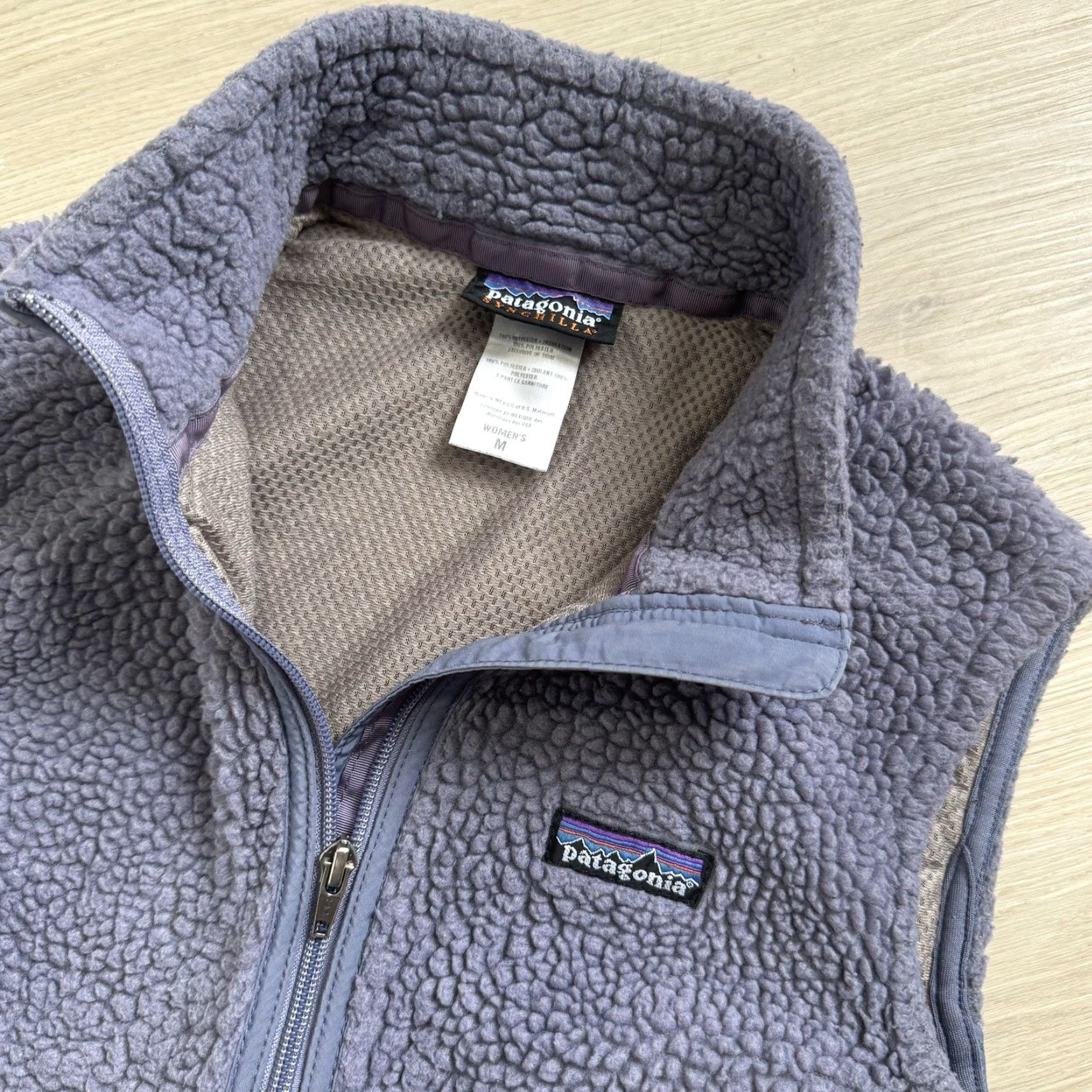 Patagonia VINTAGE Patagonia Retro-X Vest Purple Lavender M Women’s Classic Fleece Zip Short Sleeveless Size M / US 6-8 / IT 42-44 - 3 Thumbnail