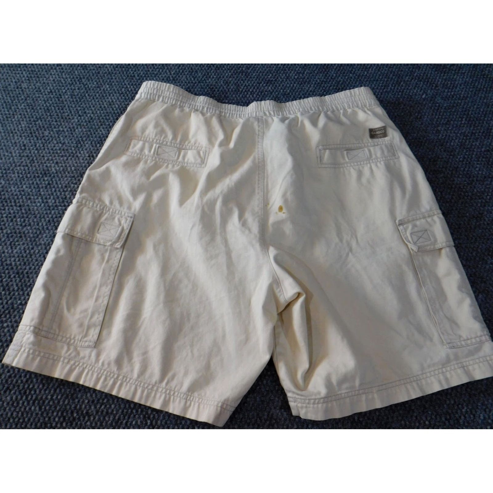 Bugle Boy VINTAGE Bugle Boy Cargo Shorts Men 34 Beige Regular Stretch Waist Flat Front Lightweight Brethable Beach 90s Size US 34 / EU 50 - 6 Thumbnail