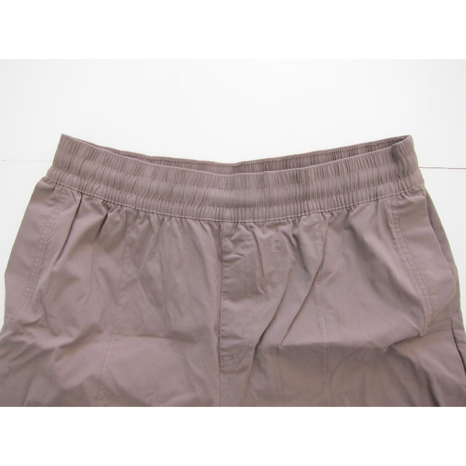 Vintage Columbia Nylon Stretch Brown Pocket Active Hike Travel Chino Short Women Medium Size 32" / US 10 / IT 46 - 3 Thumbnail