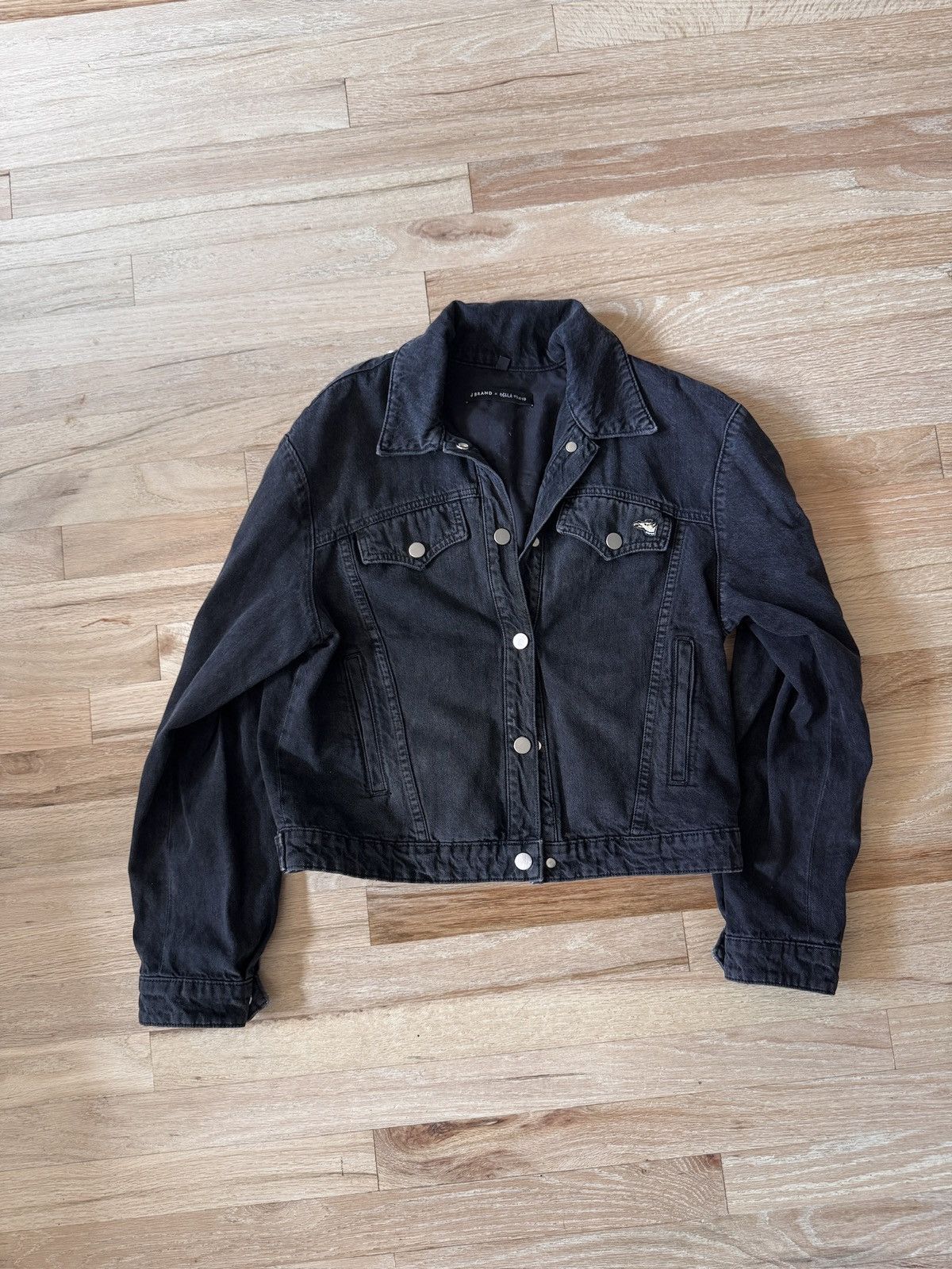 Bella Freud Bella Freud x J Brand Limited Edition Denim Jacket – Size M Size M / US 6-8 / IT 42-44 - 2 Thumbnail