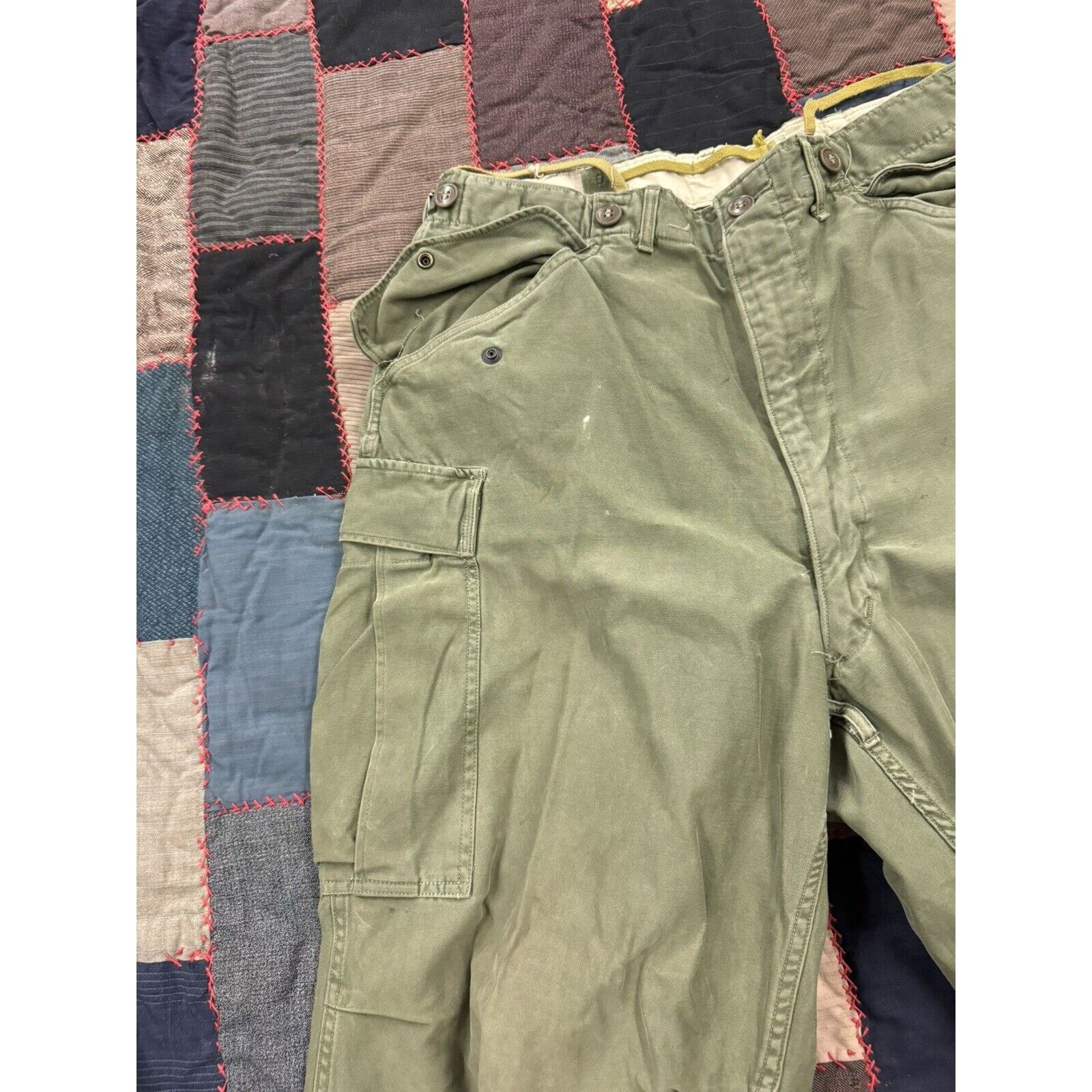 Other VTG Baggy M1951 US Army Military OG Field M51 Pant W32 X L28 Size US 32 / EU 48 - 7 Thumbnail