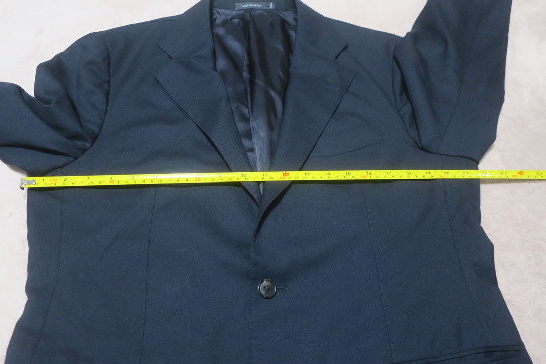 Suitsupply Brescia E. Thomas Blue 2 Button Suit Size 42R - 3 Thumbnail